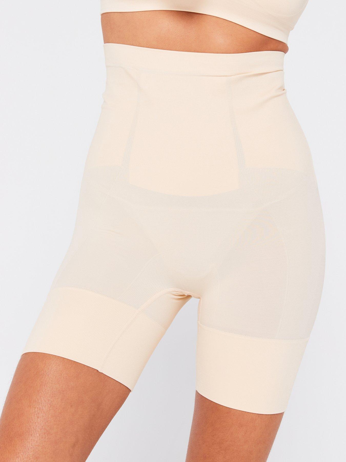 Spanx curve higher power shorts in beige