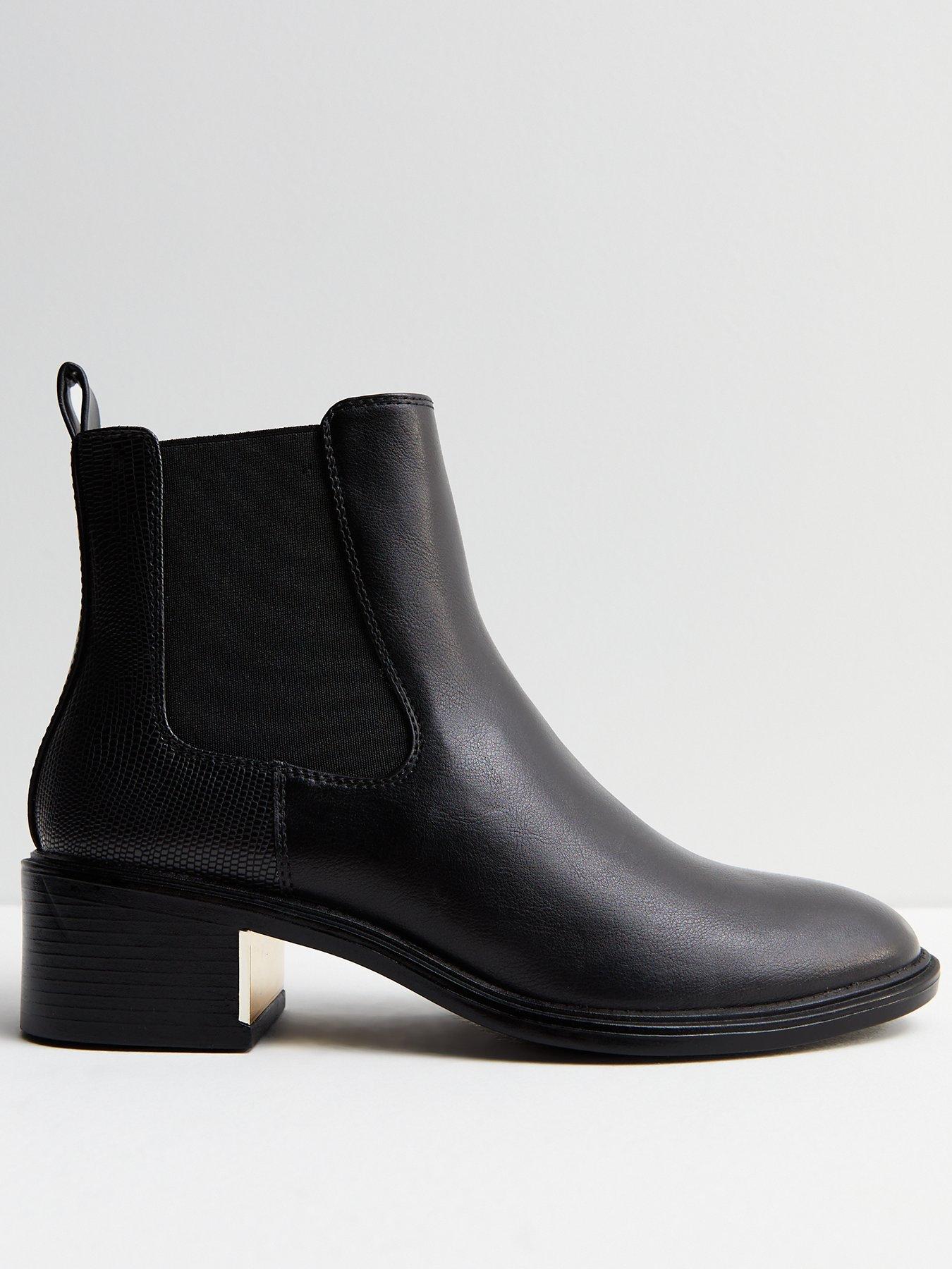 New look shop leather ankle boots