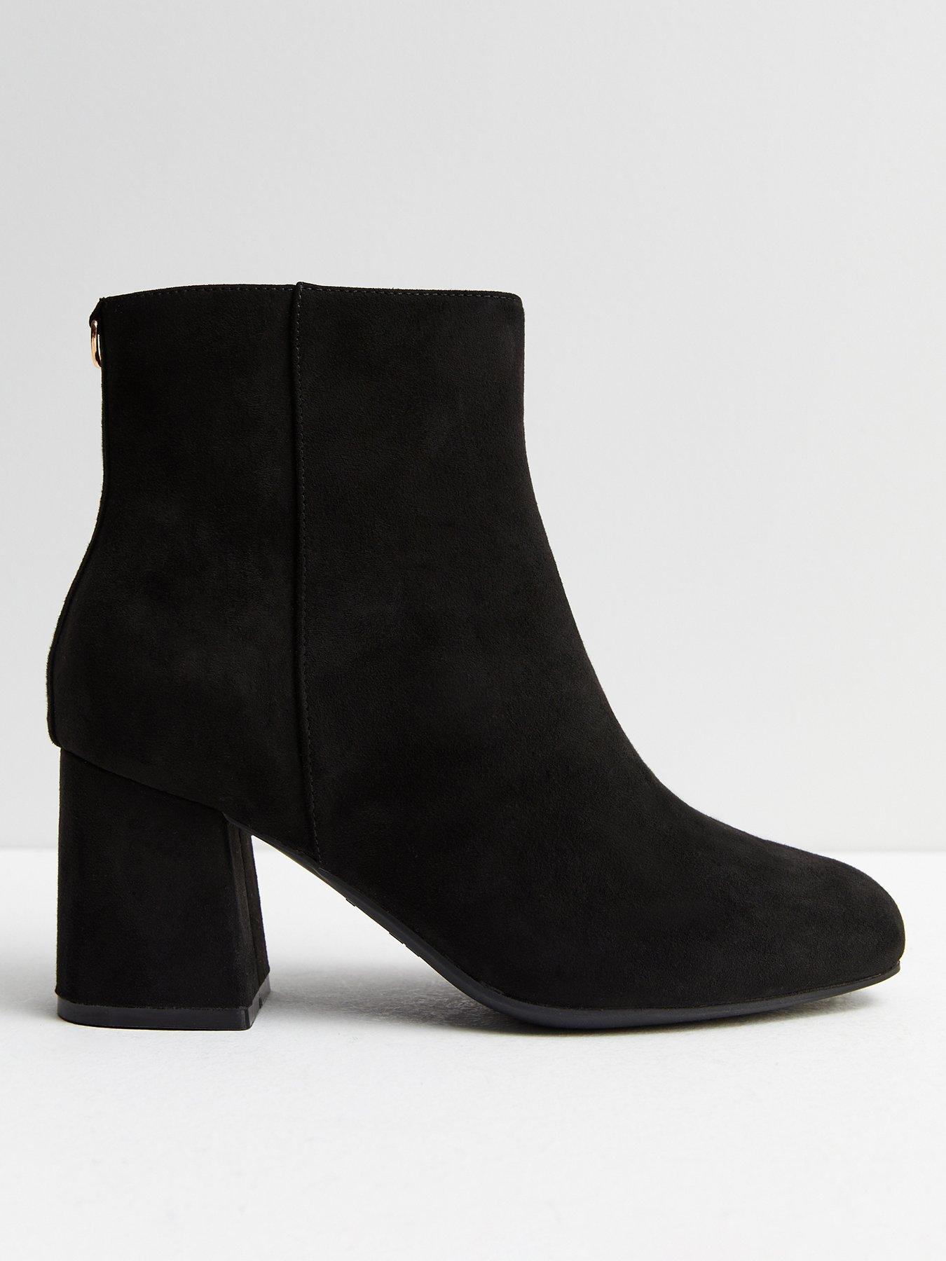 new look ladies black boots