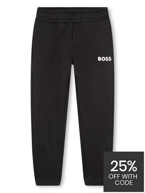 boss-boys-logo-joggers-black