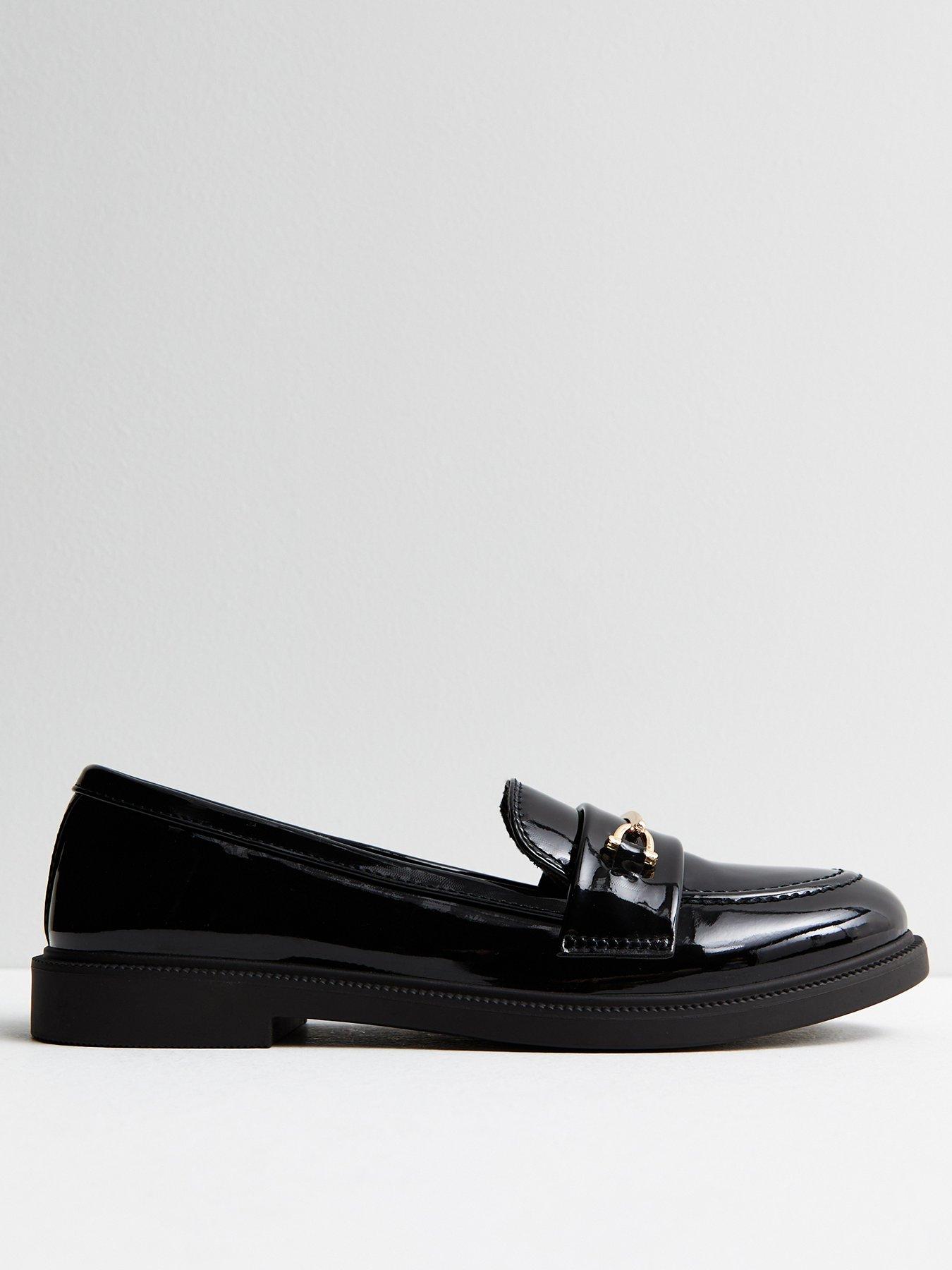 Ladies loafers hot sale new look