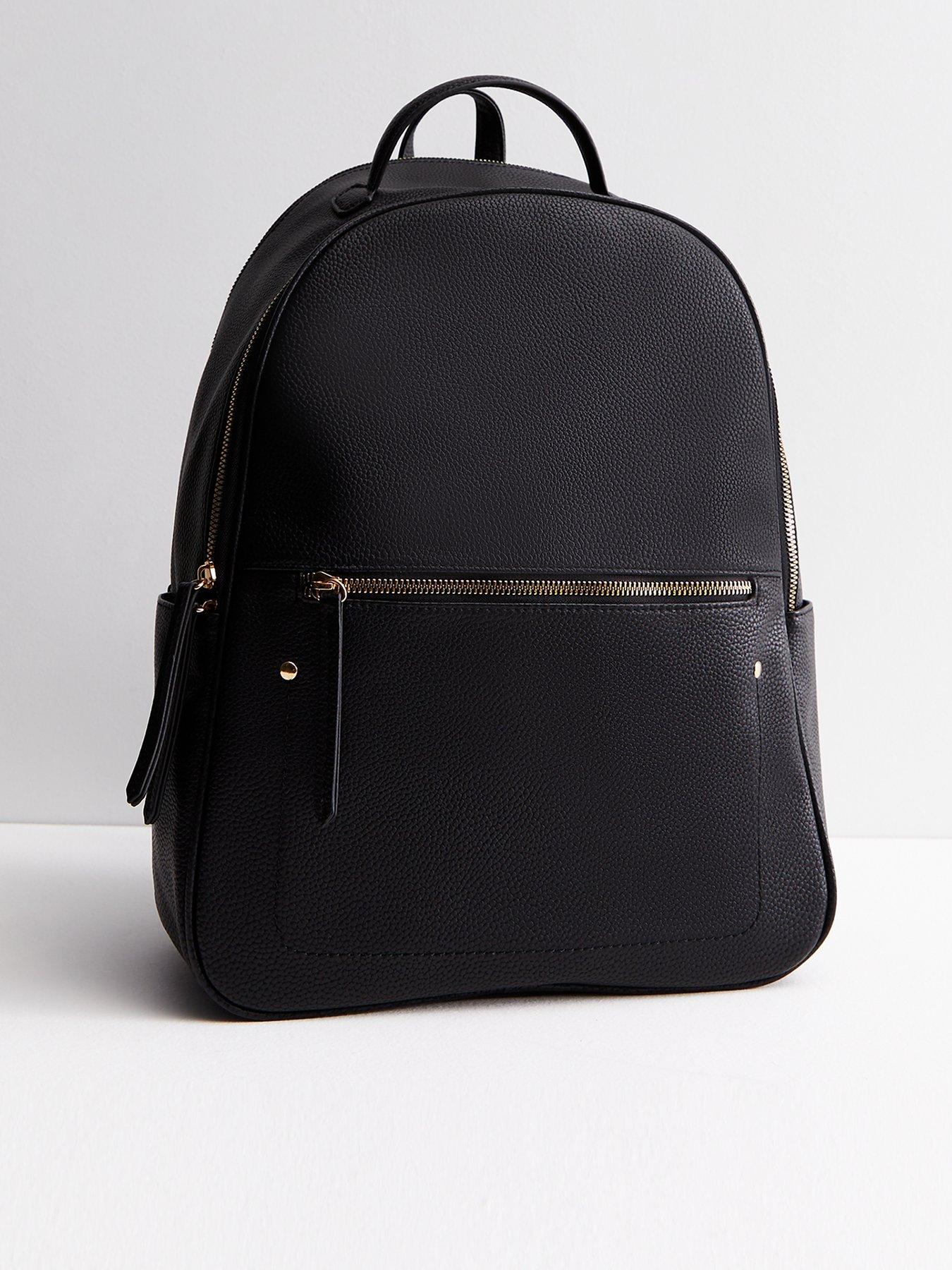 New look shop black backpack