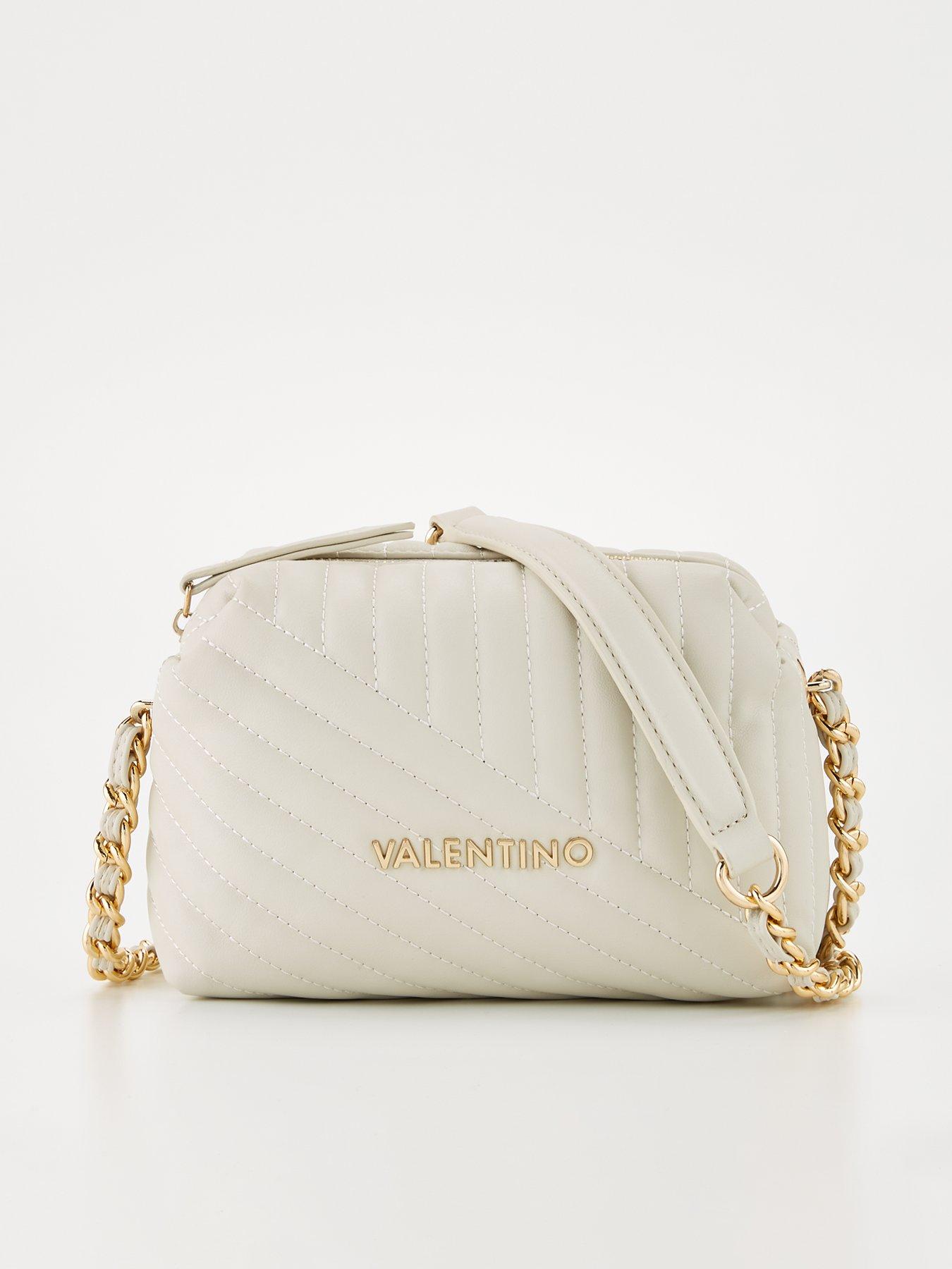 Valentino Bags Signoria quilted cross body bag in white
