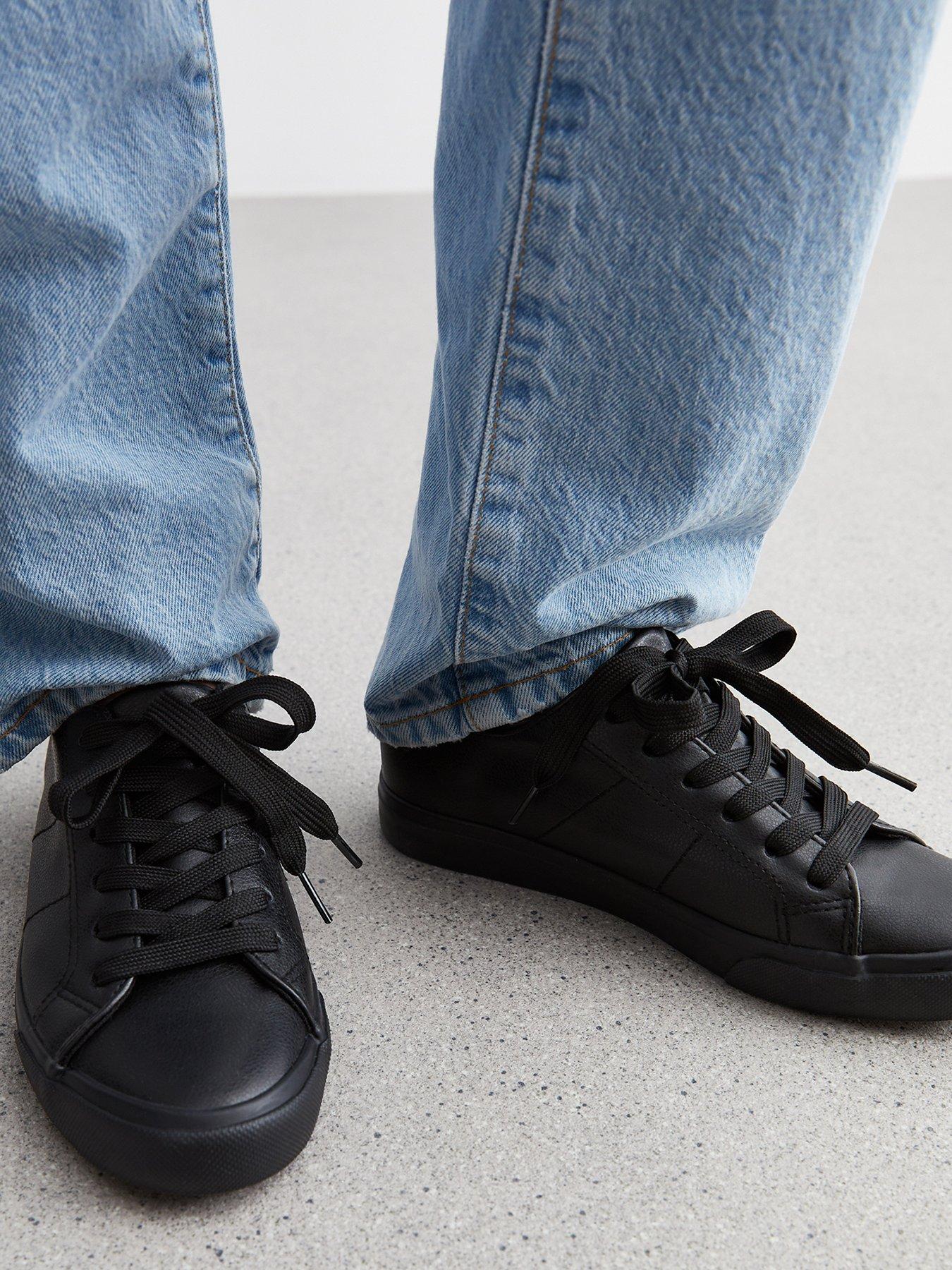 New look sale black trainers