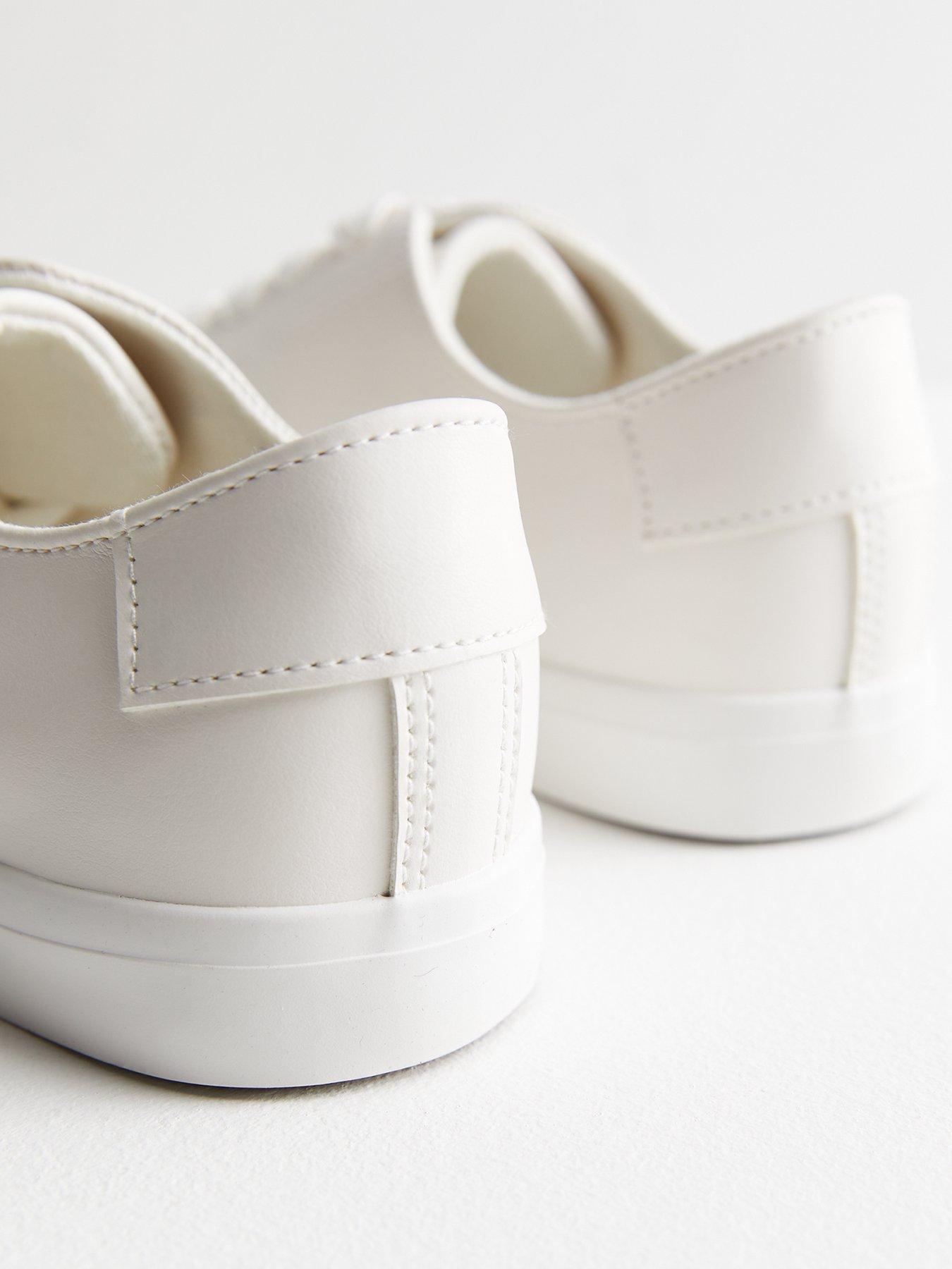 New look outlet white canvas shoes