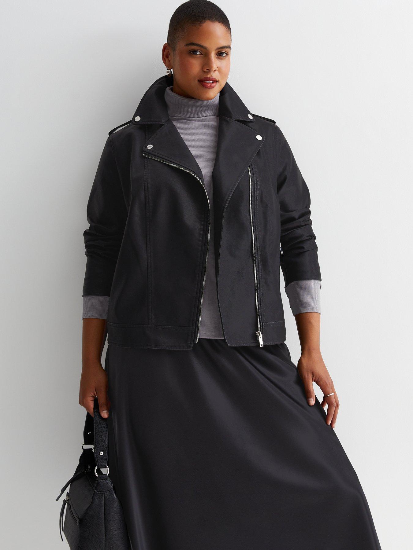 New look biker outlet jacket women