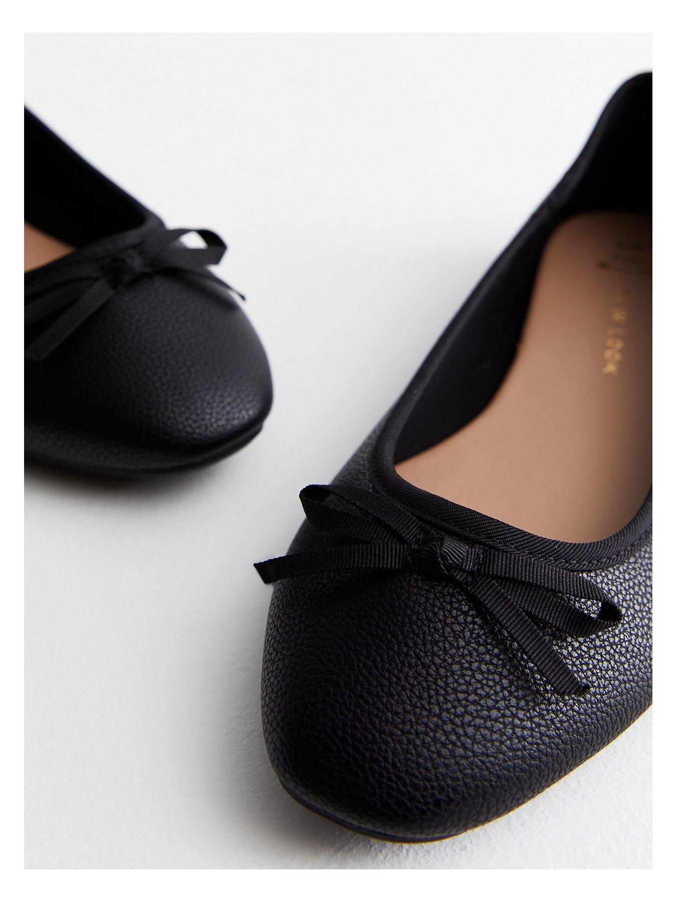 New look black on sale flats