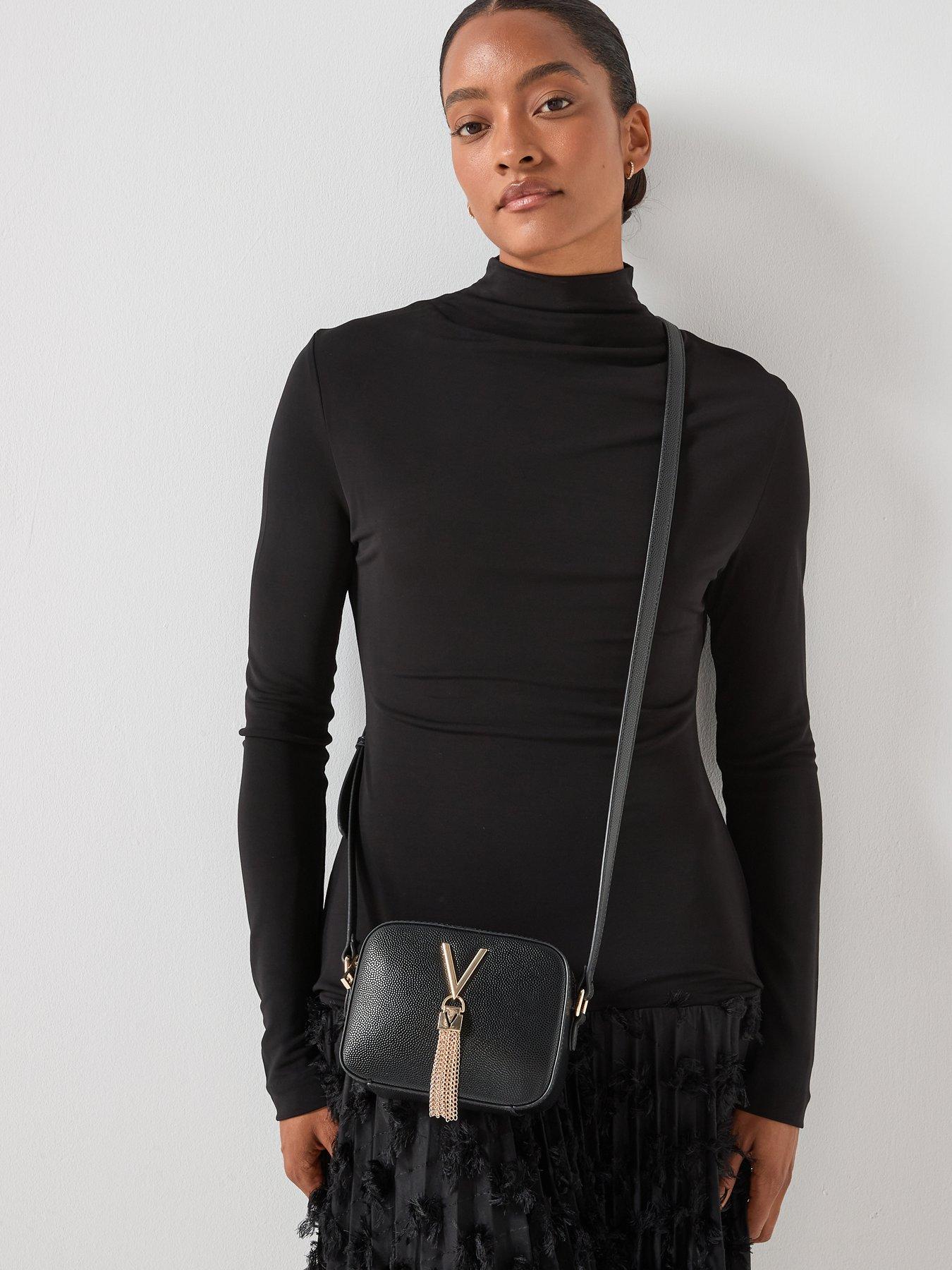 Image 2 of 5 of Valentino Divina Camera Bag - Nero/gold