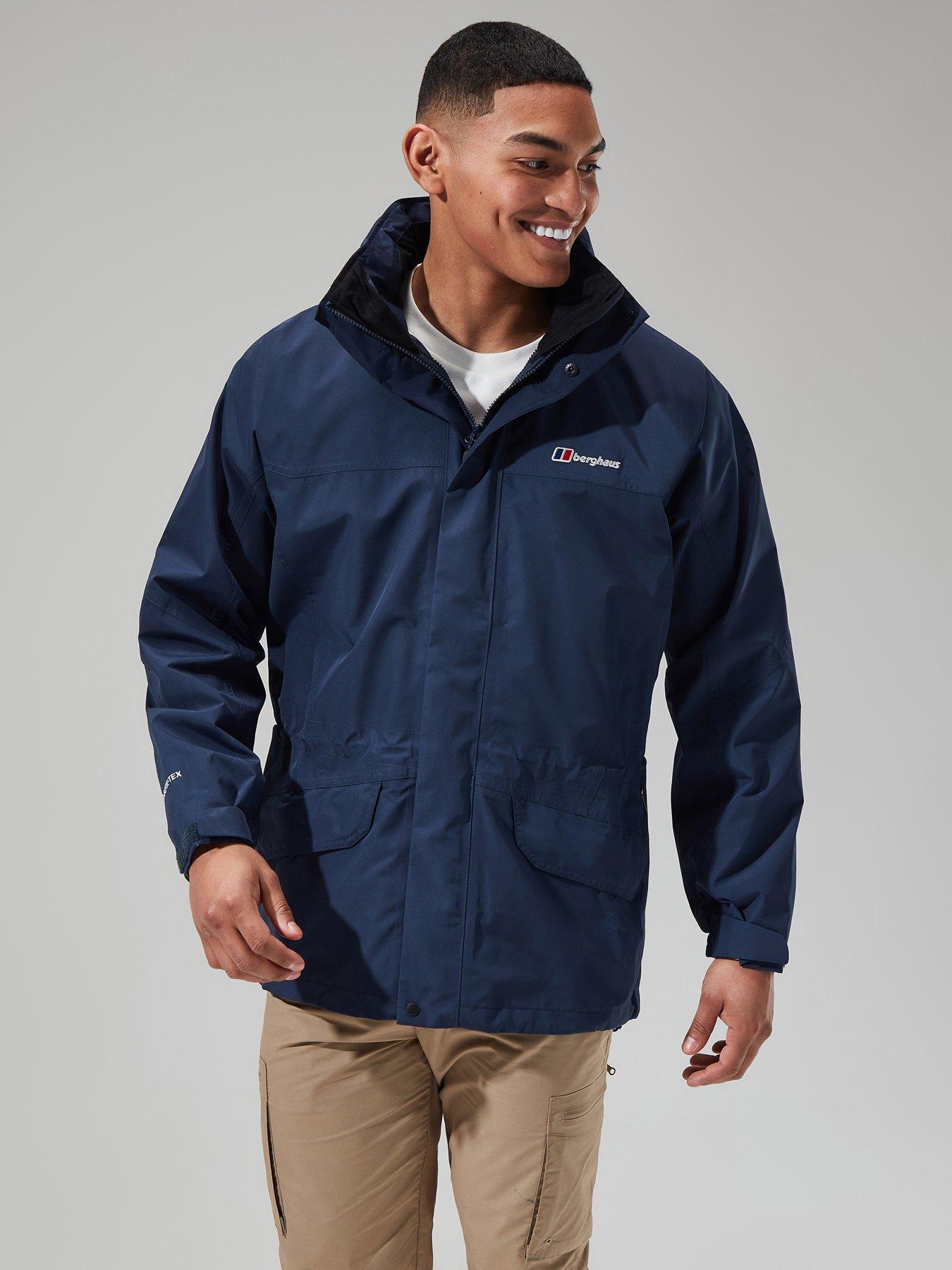 Berghaus waterproof long cornice cheap men's outdoor hooded jacket