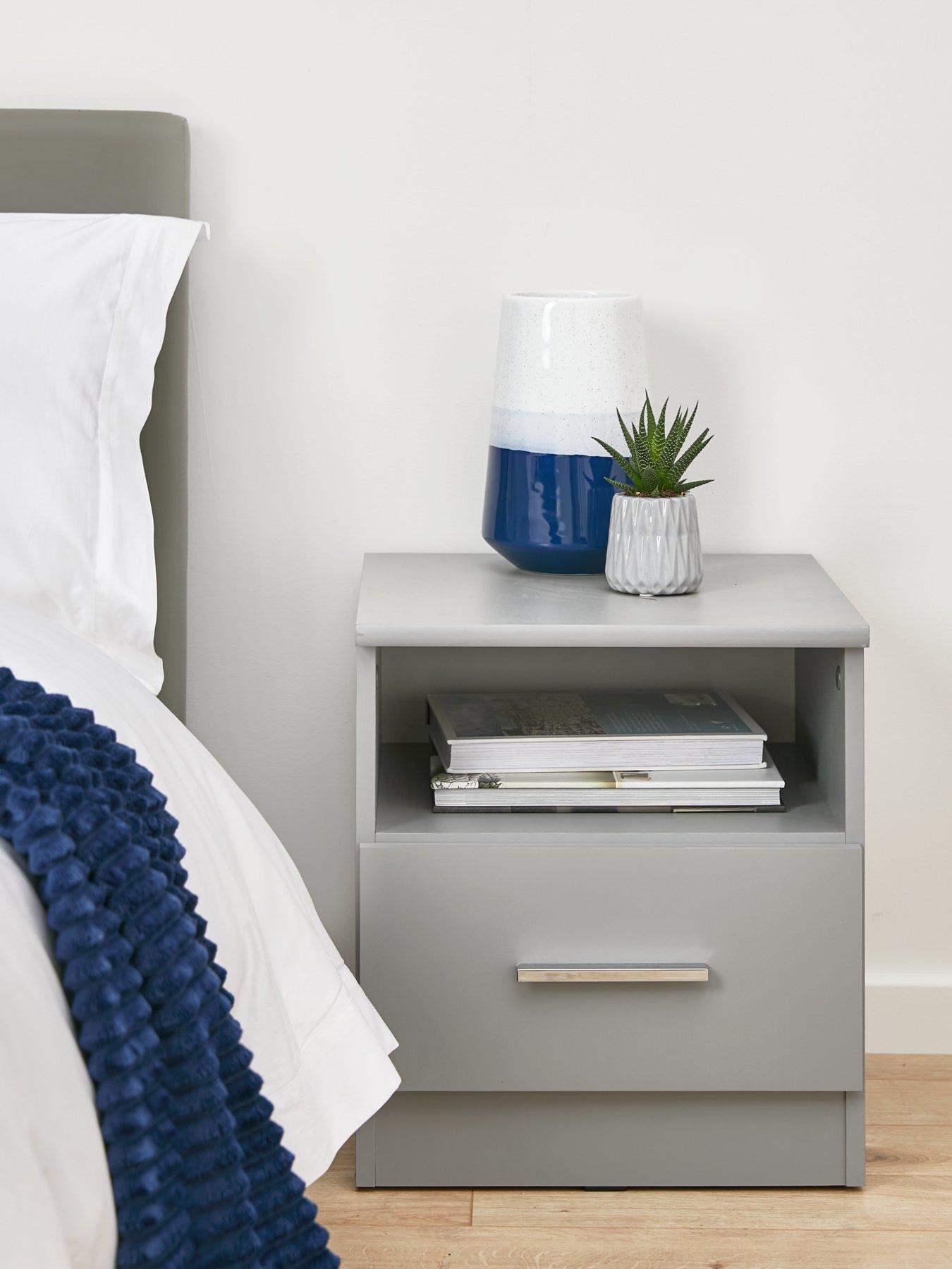 Very Home Panama 1 Drawer Bedside Cabinet - FSC® Certified