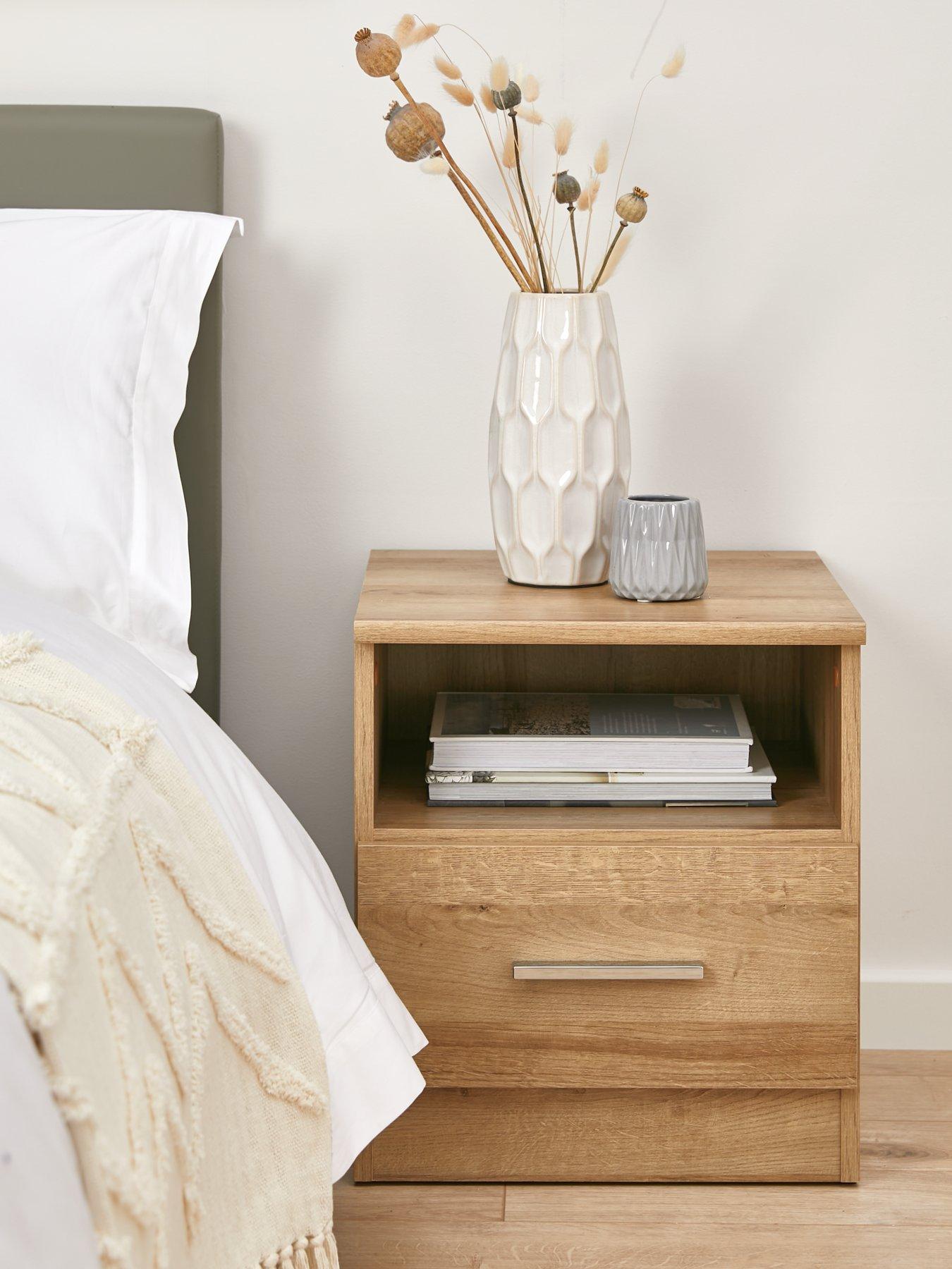 undefined Panama 1 Drawer Bedside Cabinet - FSC® Certified
