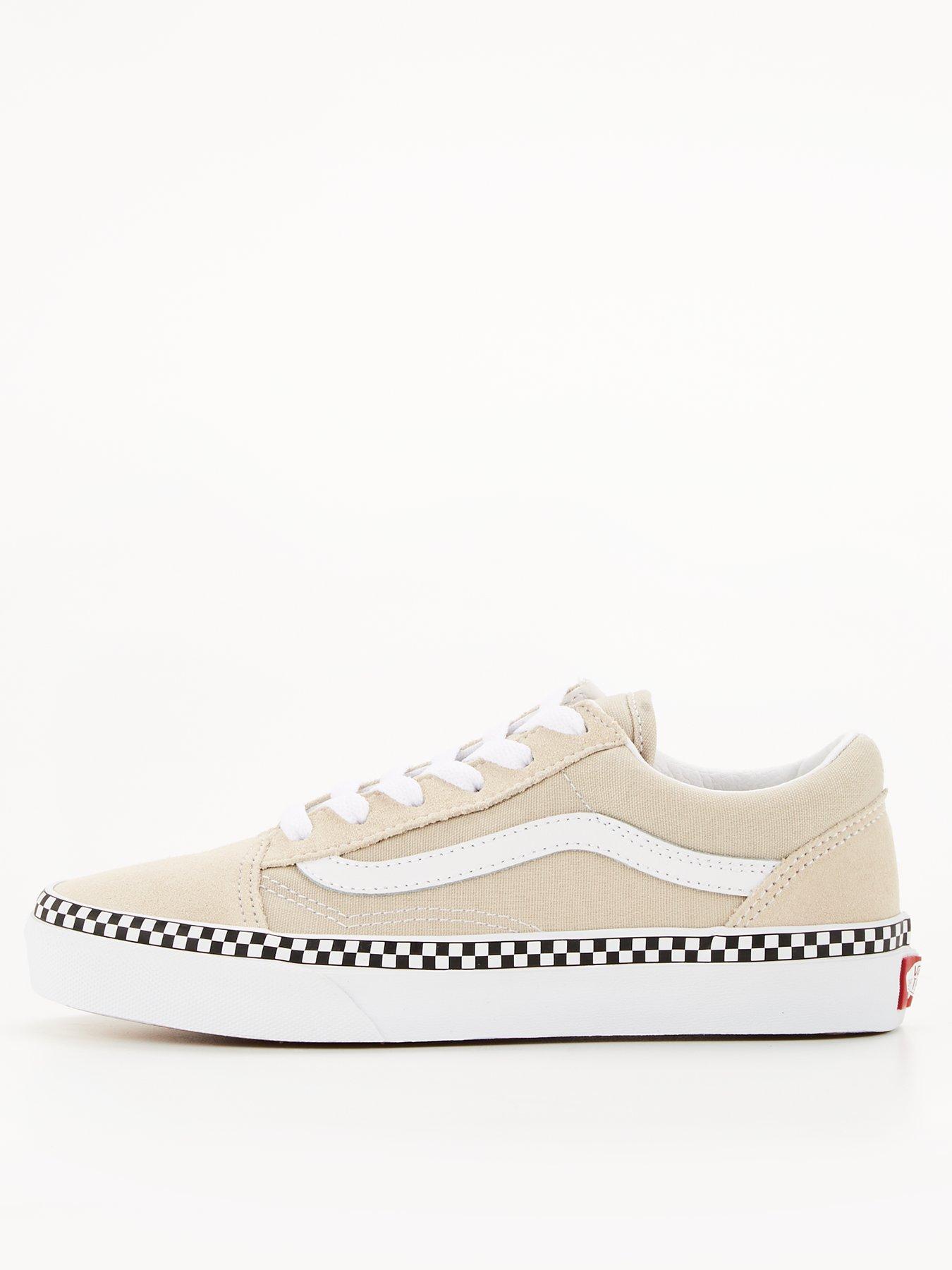 Beige old school store vans