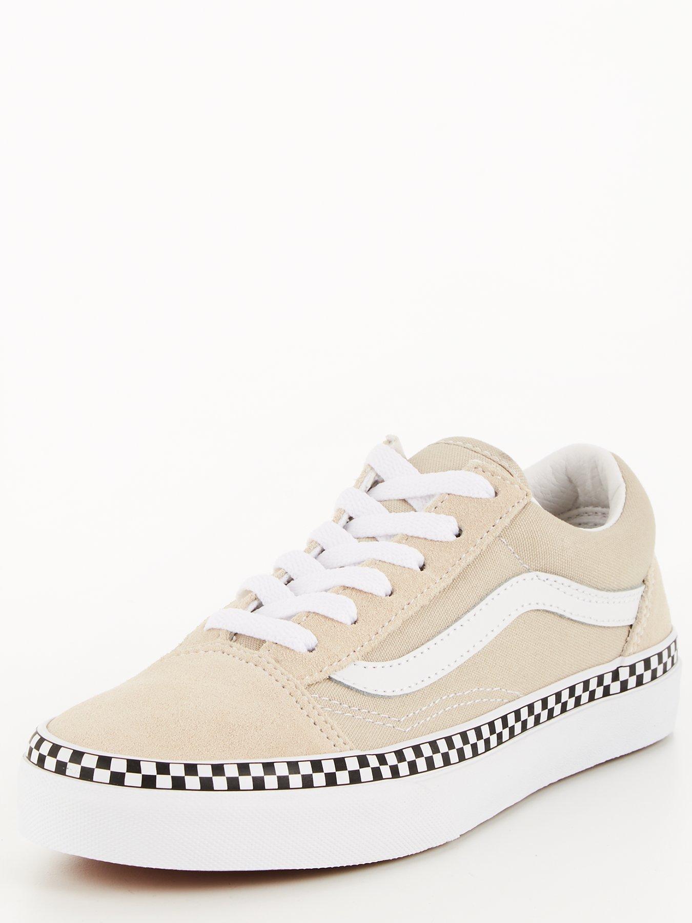 Old Skool Junior Trainers Beige