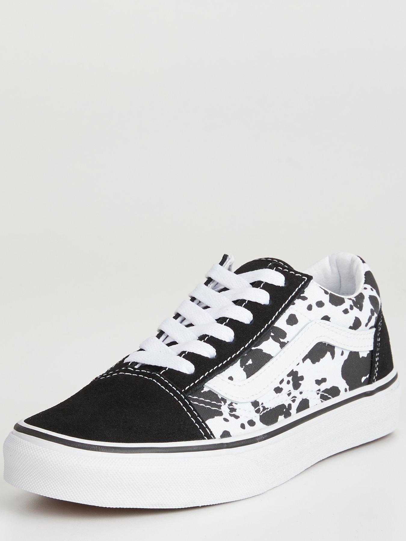 Vans old skool hot sale black and true white