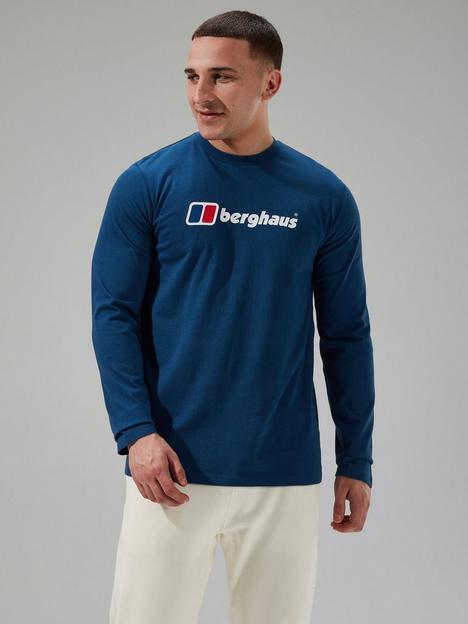 berghaus-organic-big-logo-long-sleeved-t-shirt-blue