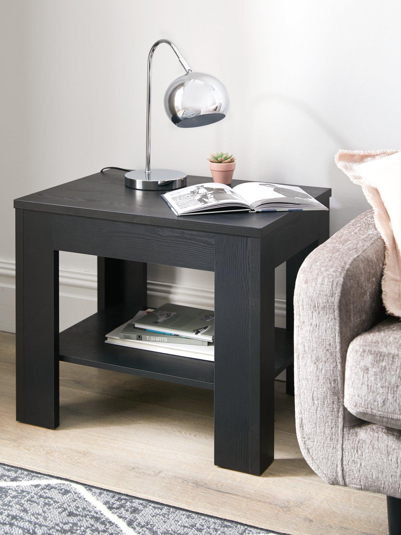 Very Home Panama Side Table - Black - FSC® Certified