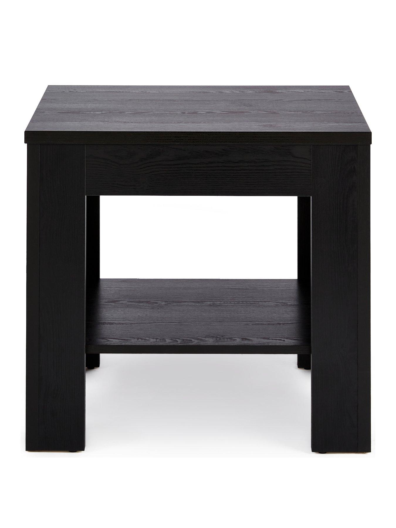 Image 2 of 7 of Everyday Panama Side Table - Black&nbsp;- FSC&reg; Certified