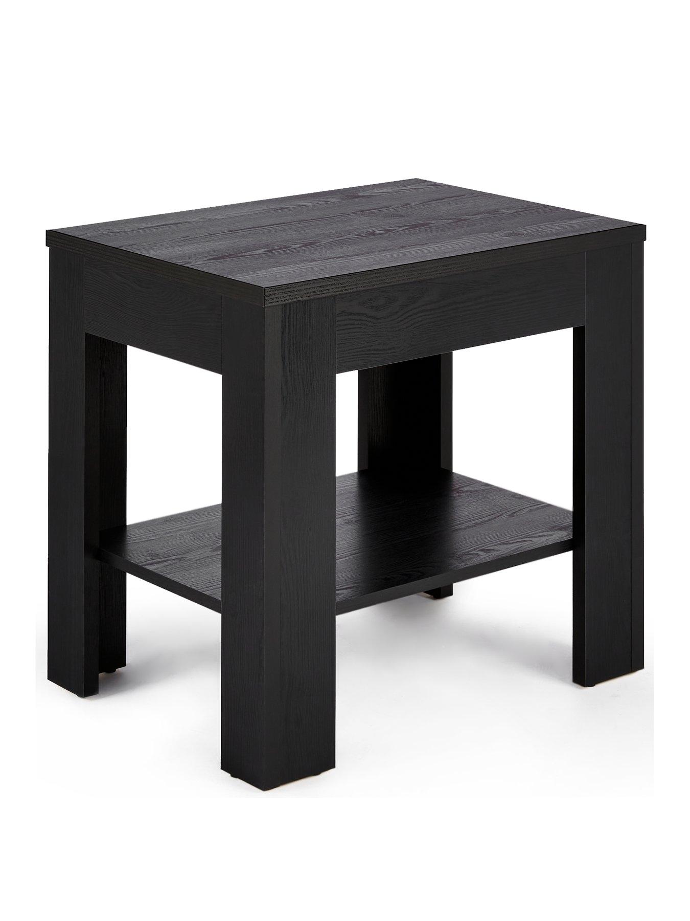 Image 3 of 7 of Everyday Panama Side Table - Black&nbsp;- FSC&reg; Certified