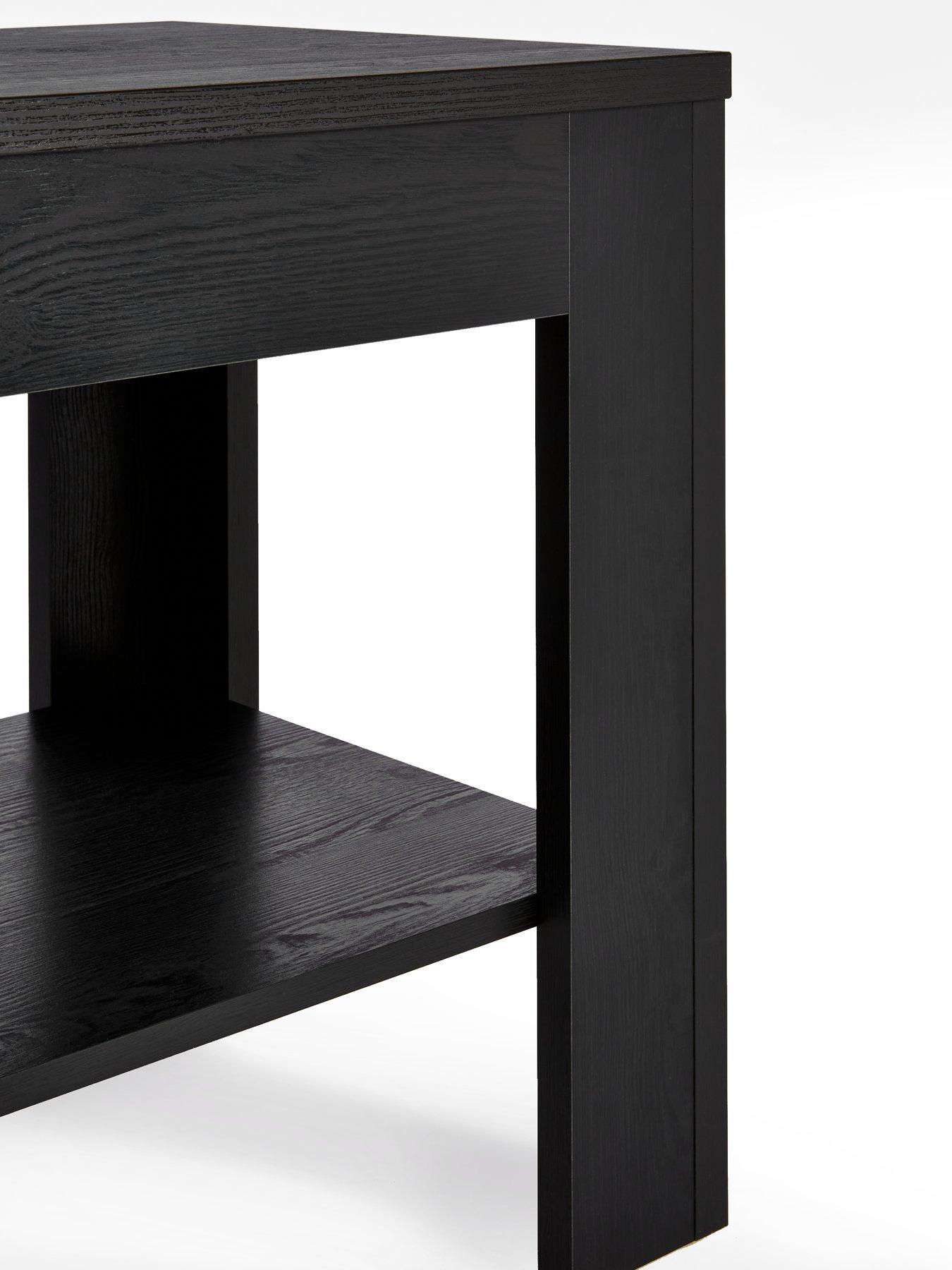 Image 4 of 7 of Everyday Panama Side Table - Black&nbsp;- FSC&reg; Certified