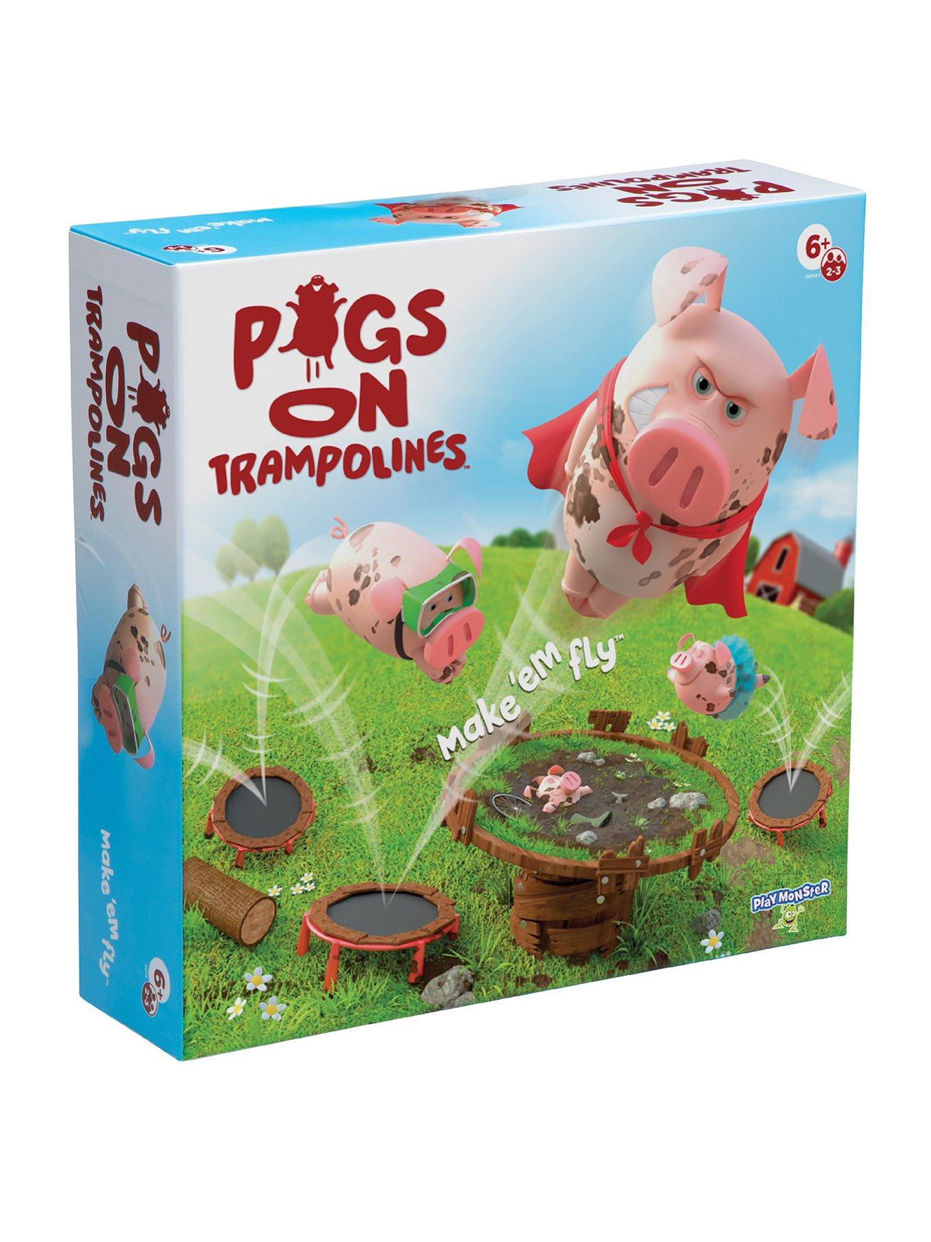PlayMonster Pigs on Trampolines
