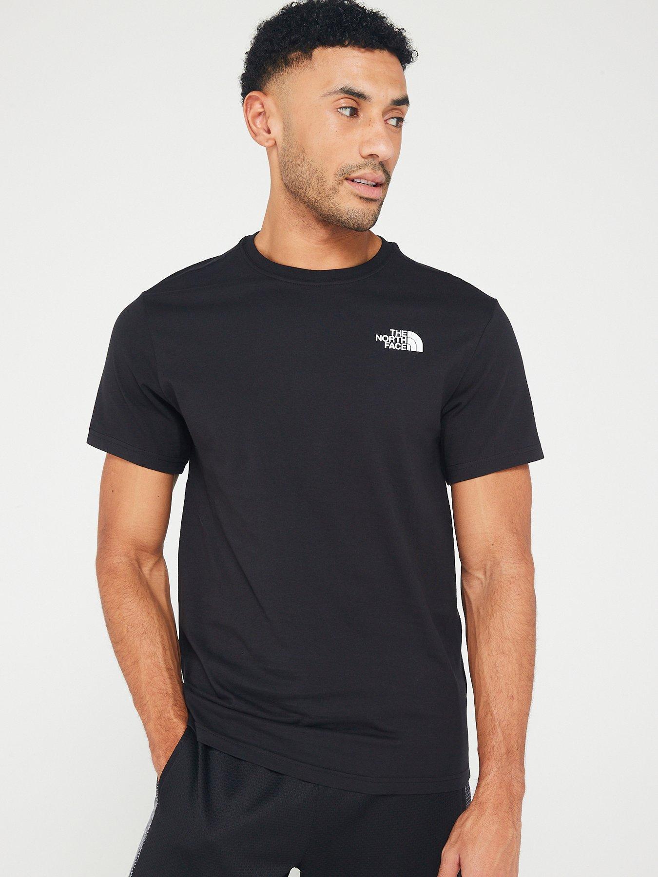 THE NORTH FACE Men's Mountain Outline T-Shirt - Black/White | very.co.uk