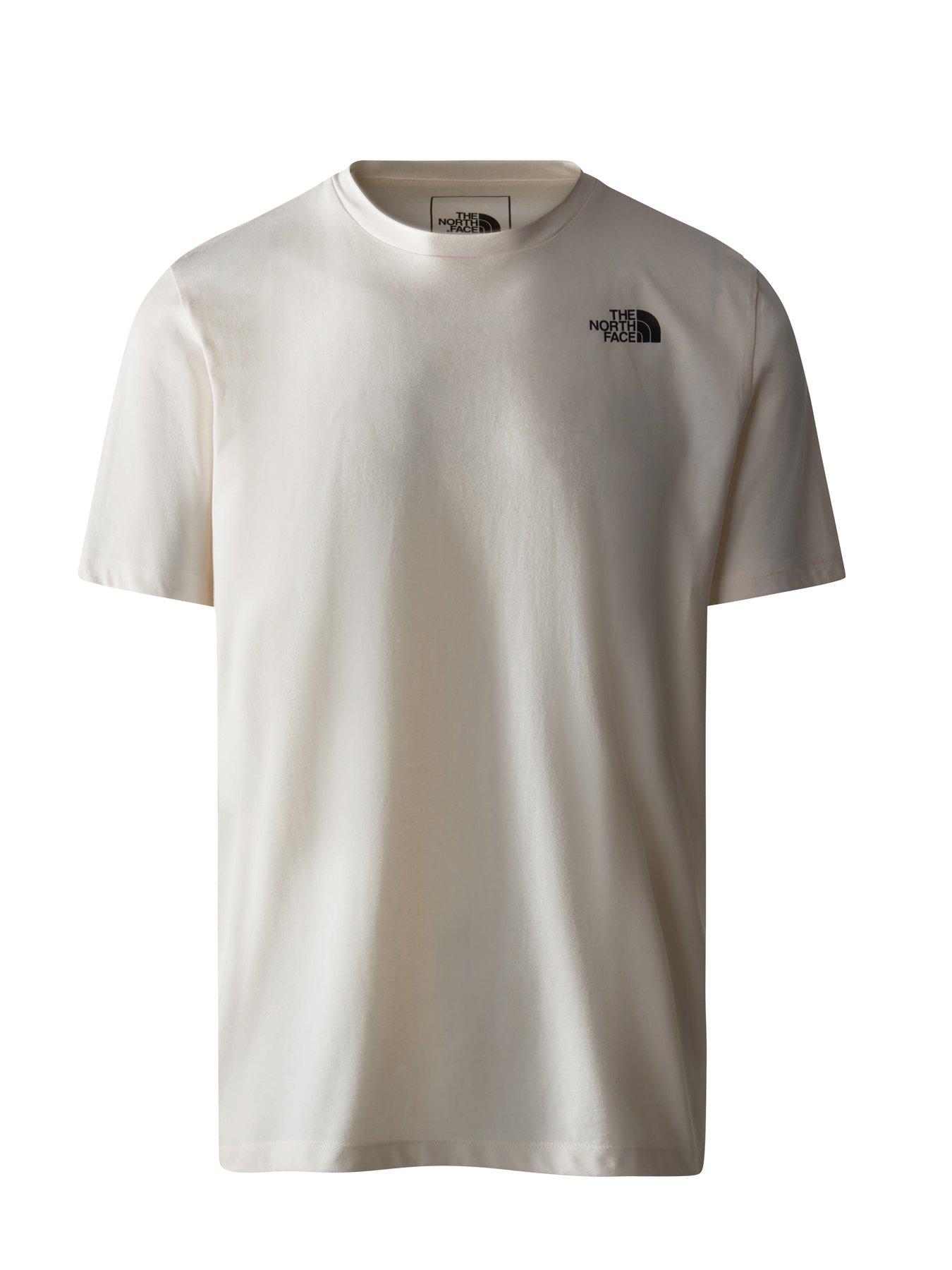 Mens grey north outlet face t shirt