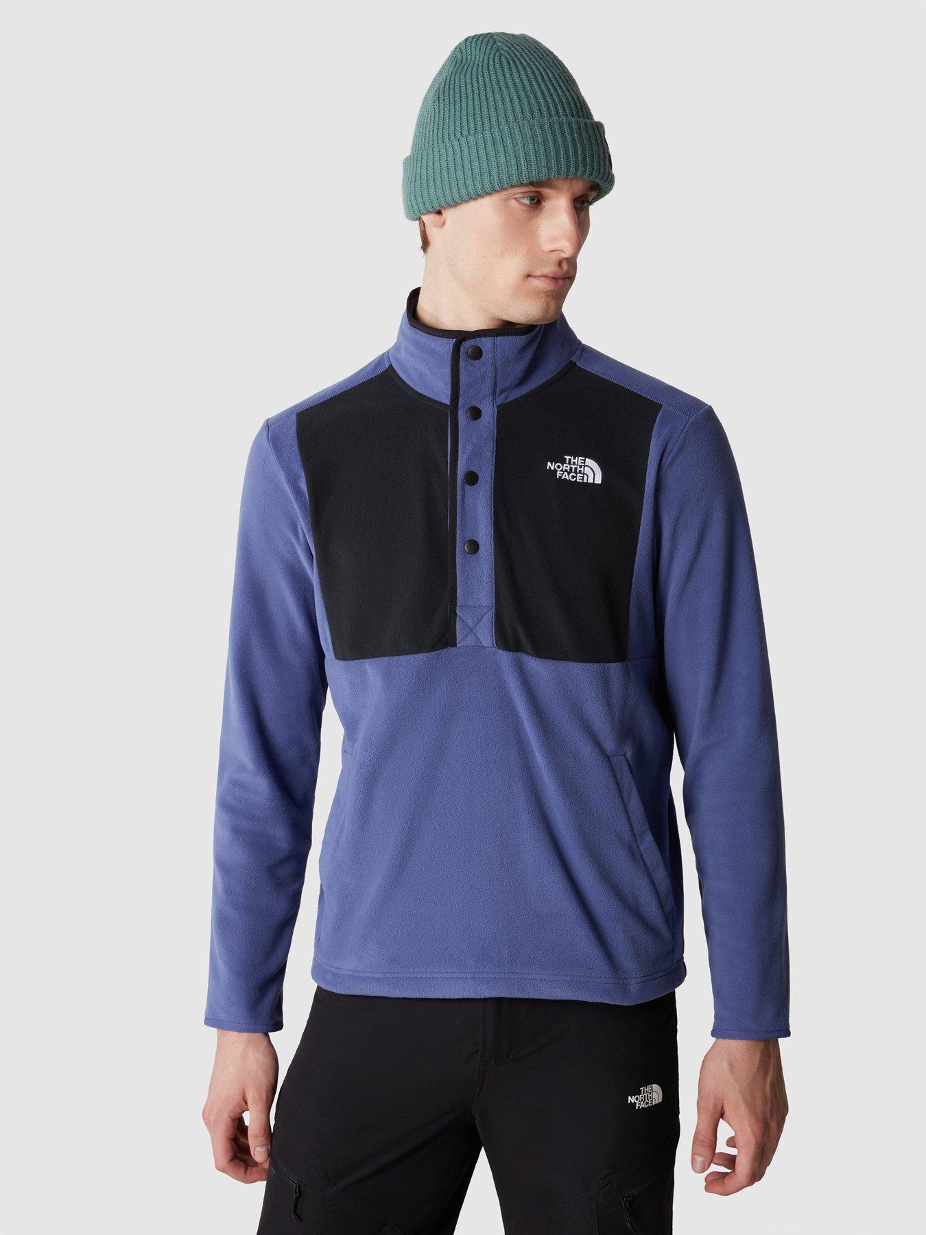 Blue fuzzy outlet north face