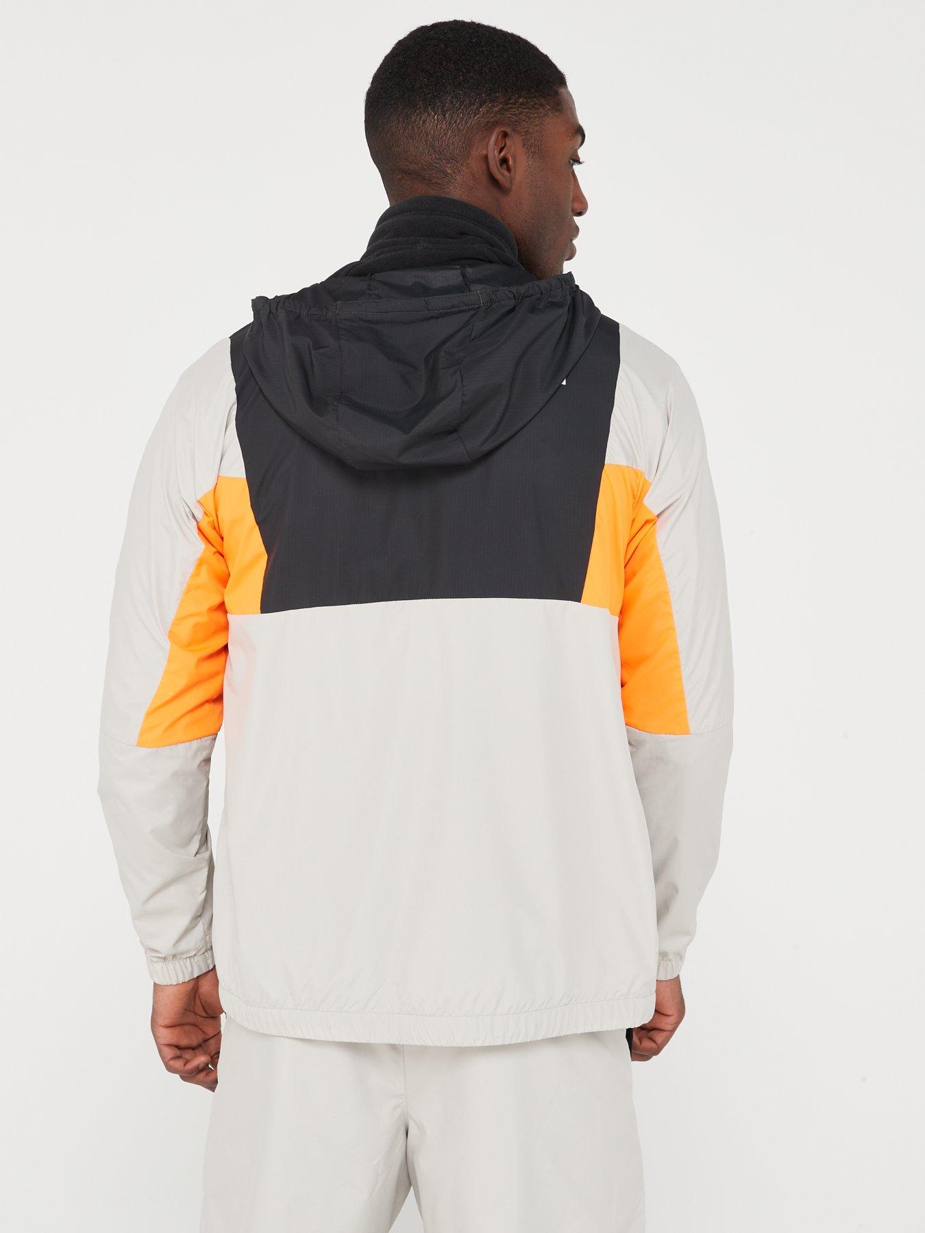 Grey and orange north face jacket hotsell