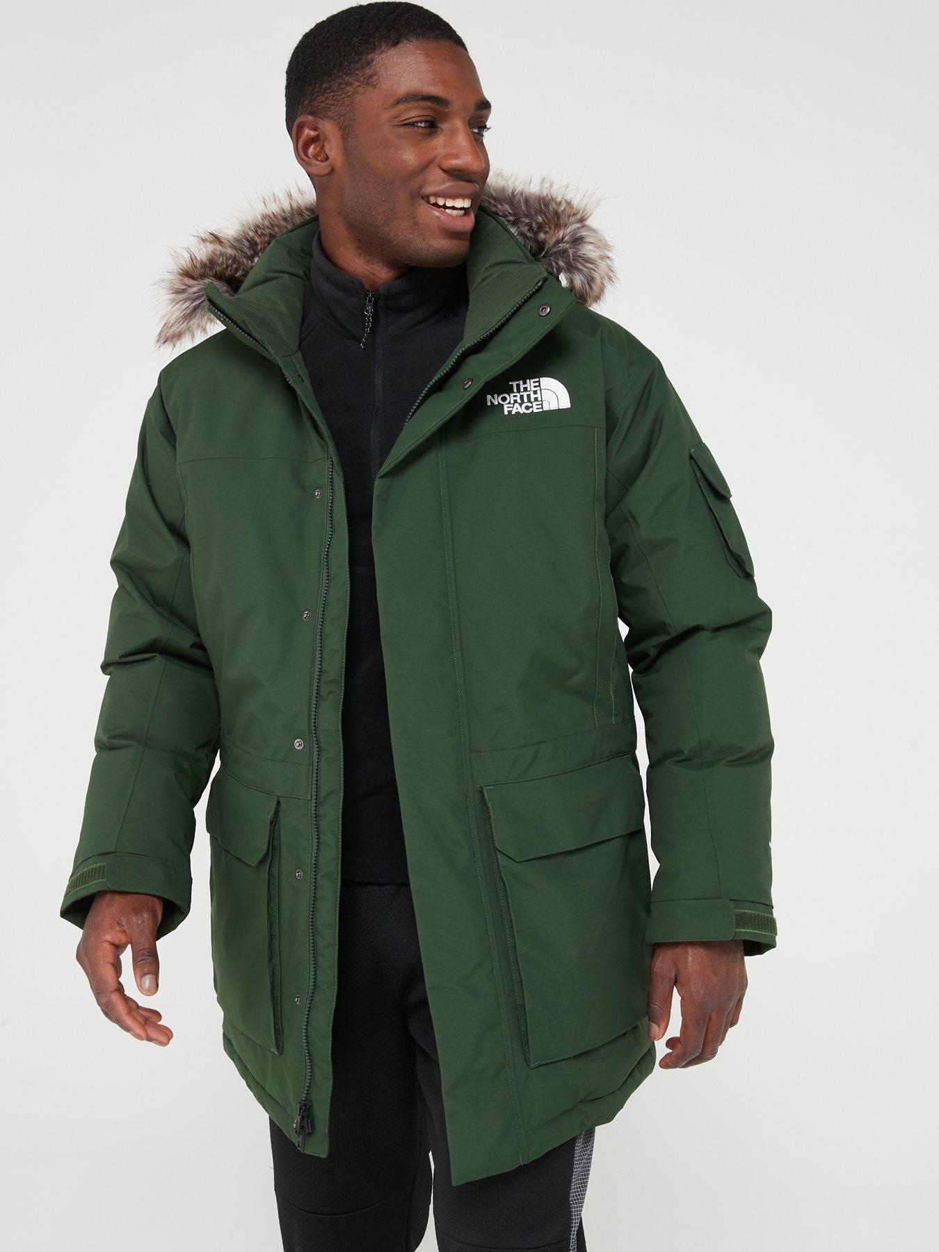 Green parka sale jacket men