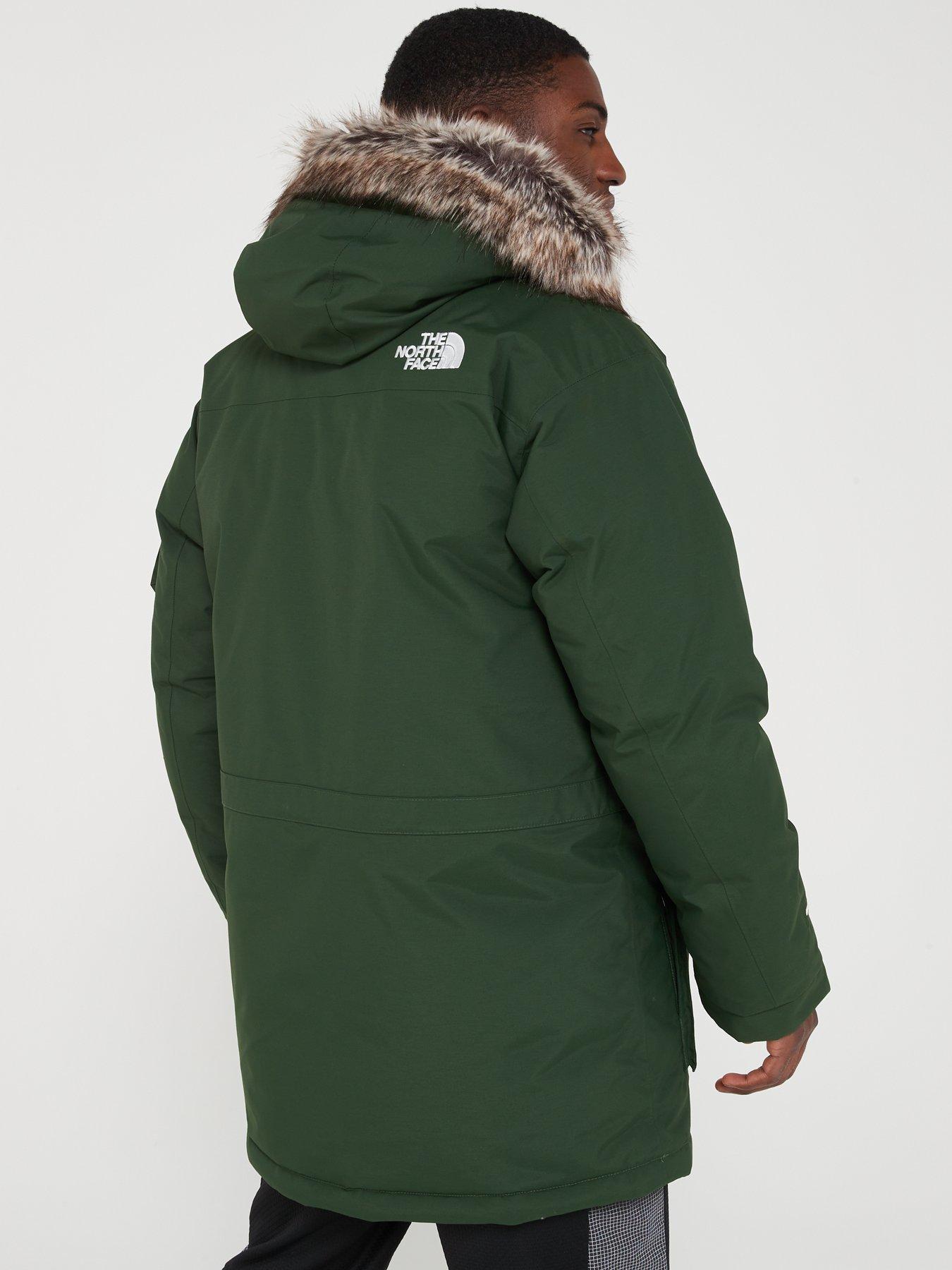 THE NORTH FACE Men's McMurdo Parka - Green | very.co.uk