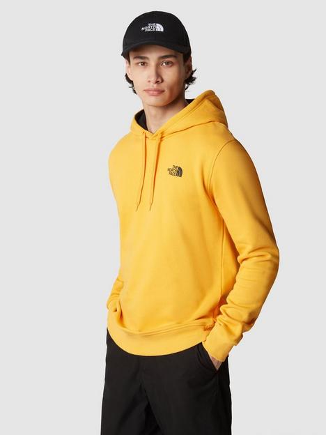 the-north-face-mens-seasonal-drew-peak-pullover-hoodie-yellow