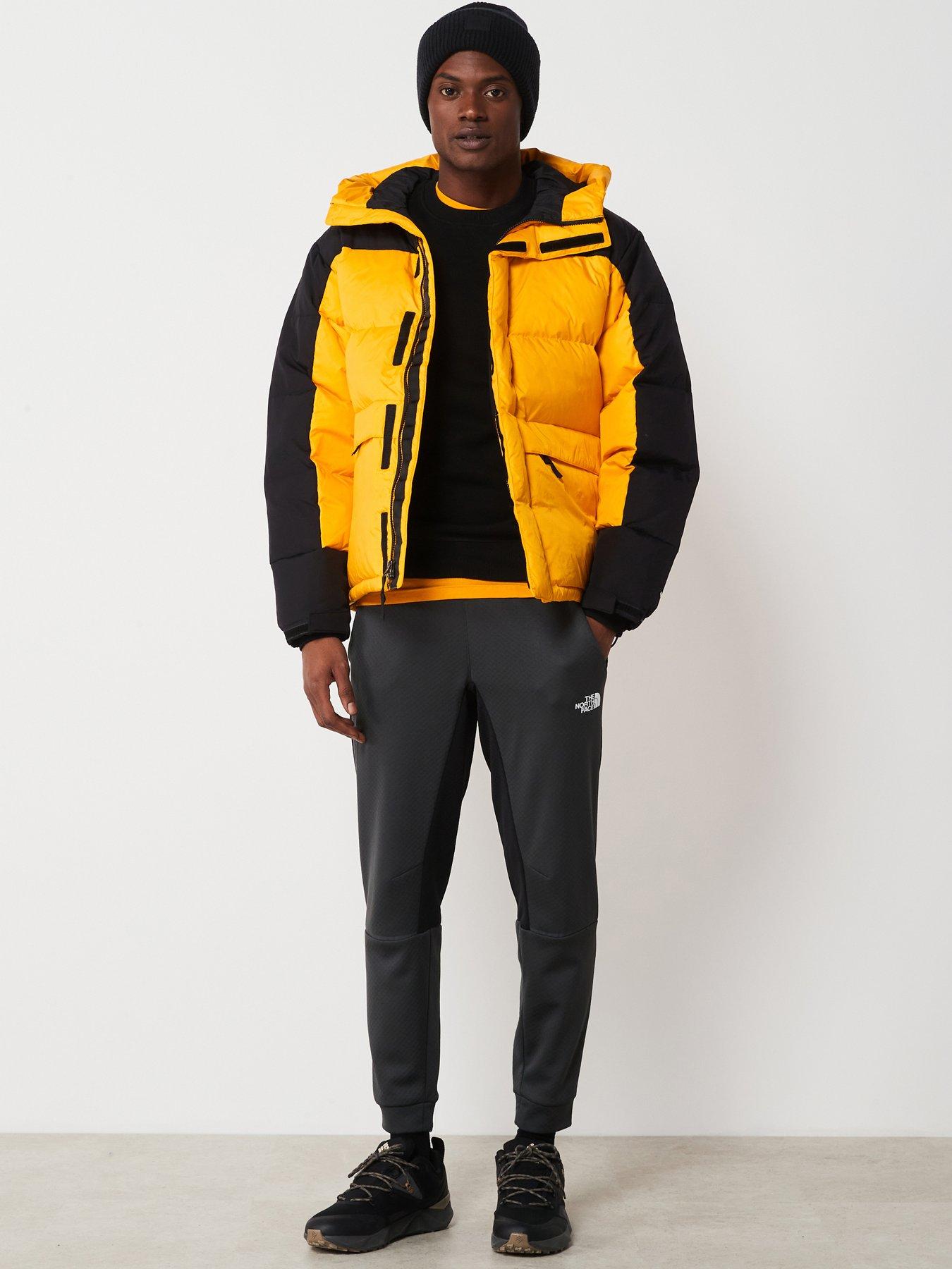 North face grey and yellow jacket sale