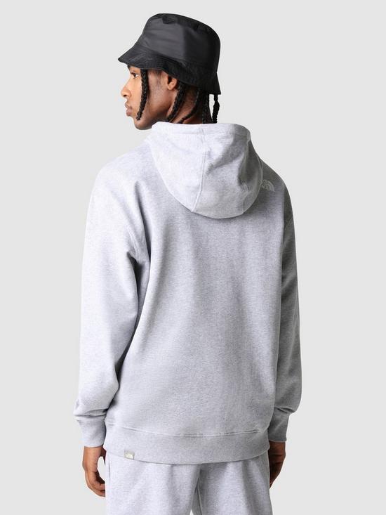 stillFront image of the-north-face-mens-essentials-hoodie-grey