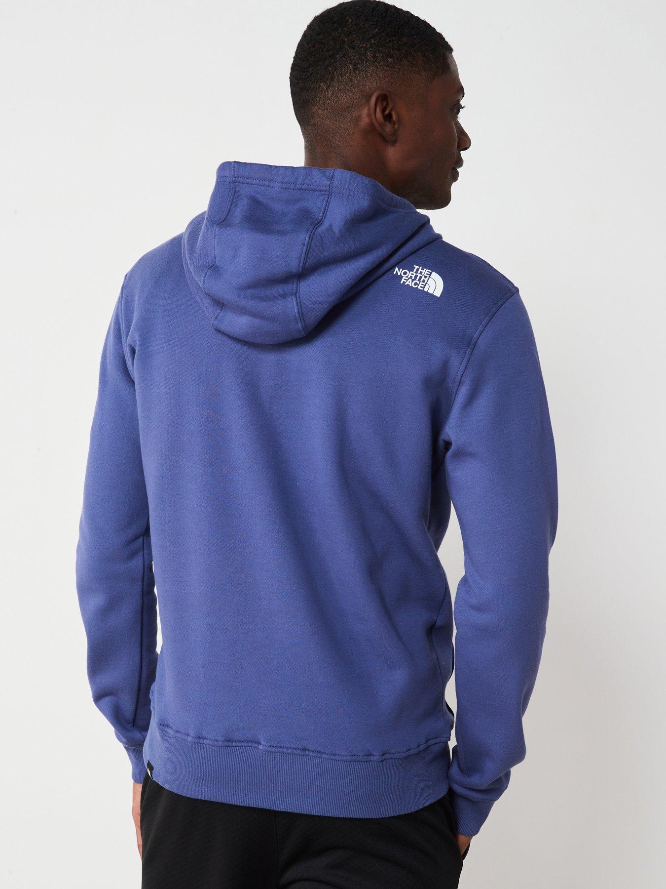 Men's Simple Dome Hoodie - Blue