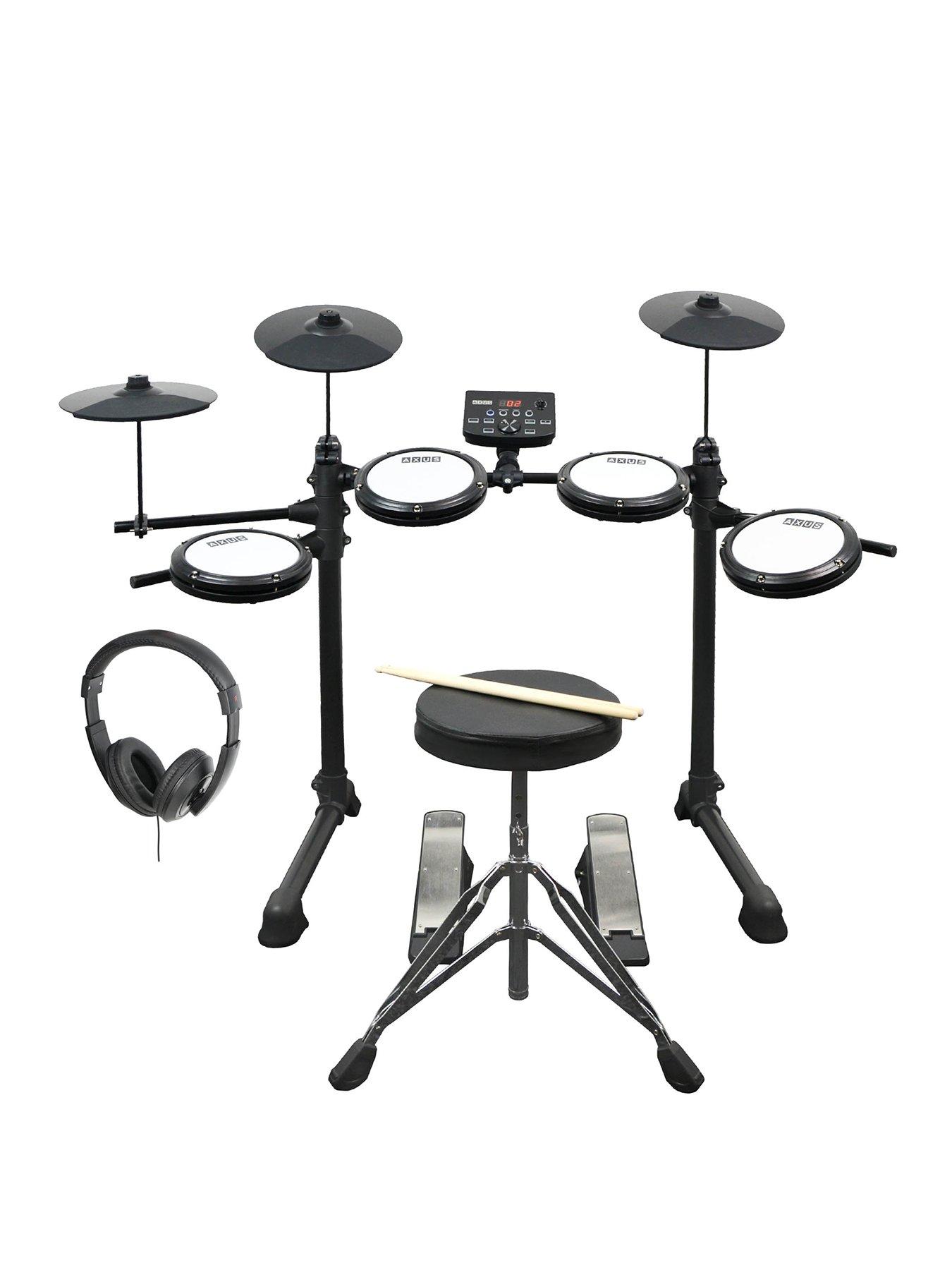 undefined Electronic Digital Drum Kit Package with Stool, Sticks and Headphones