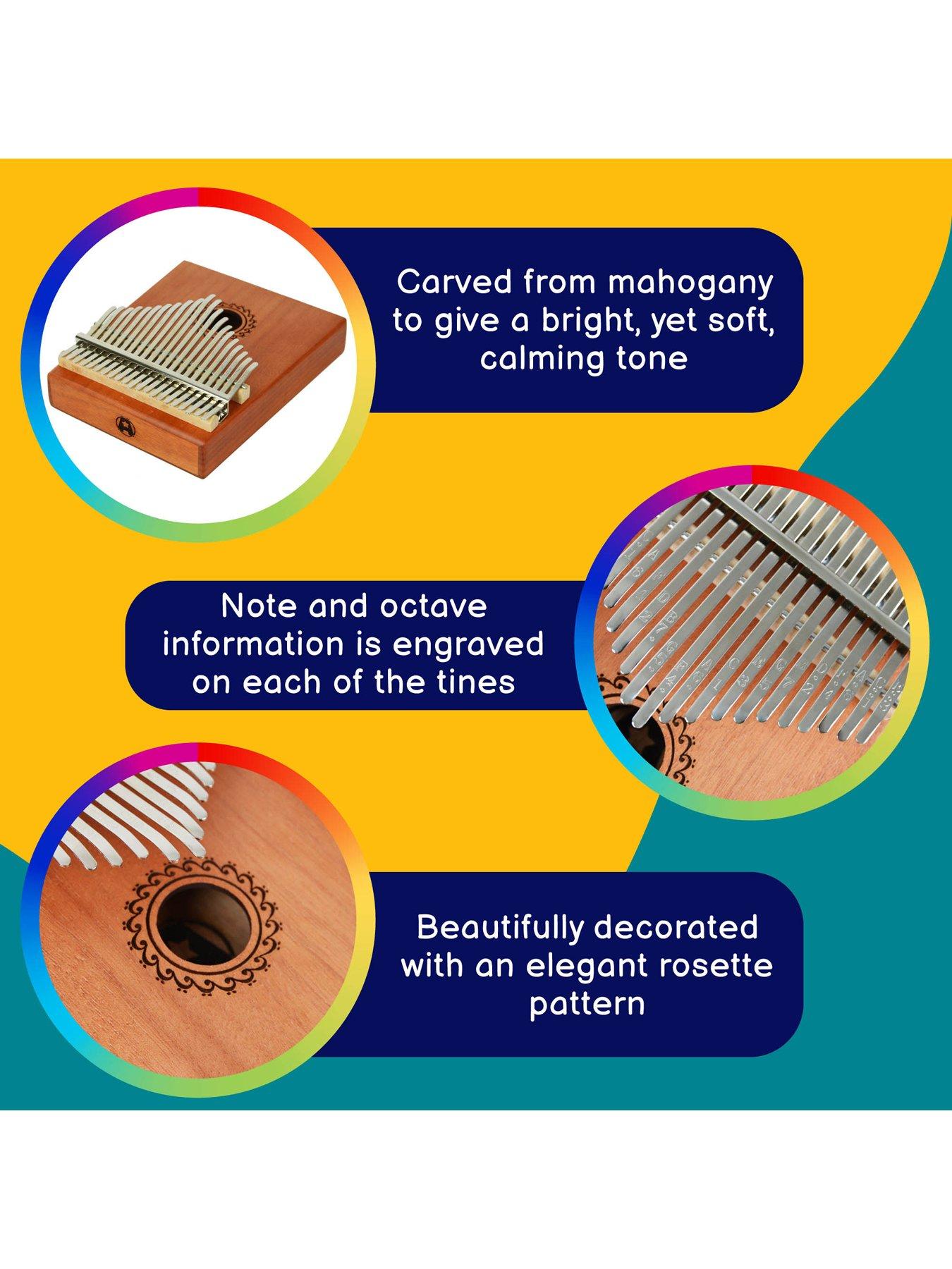 AStar 21 Note Kalimba Thumb Piano Gift Pack very.co.uk