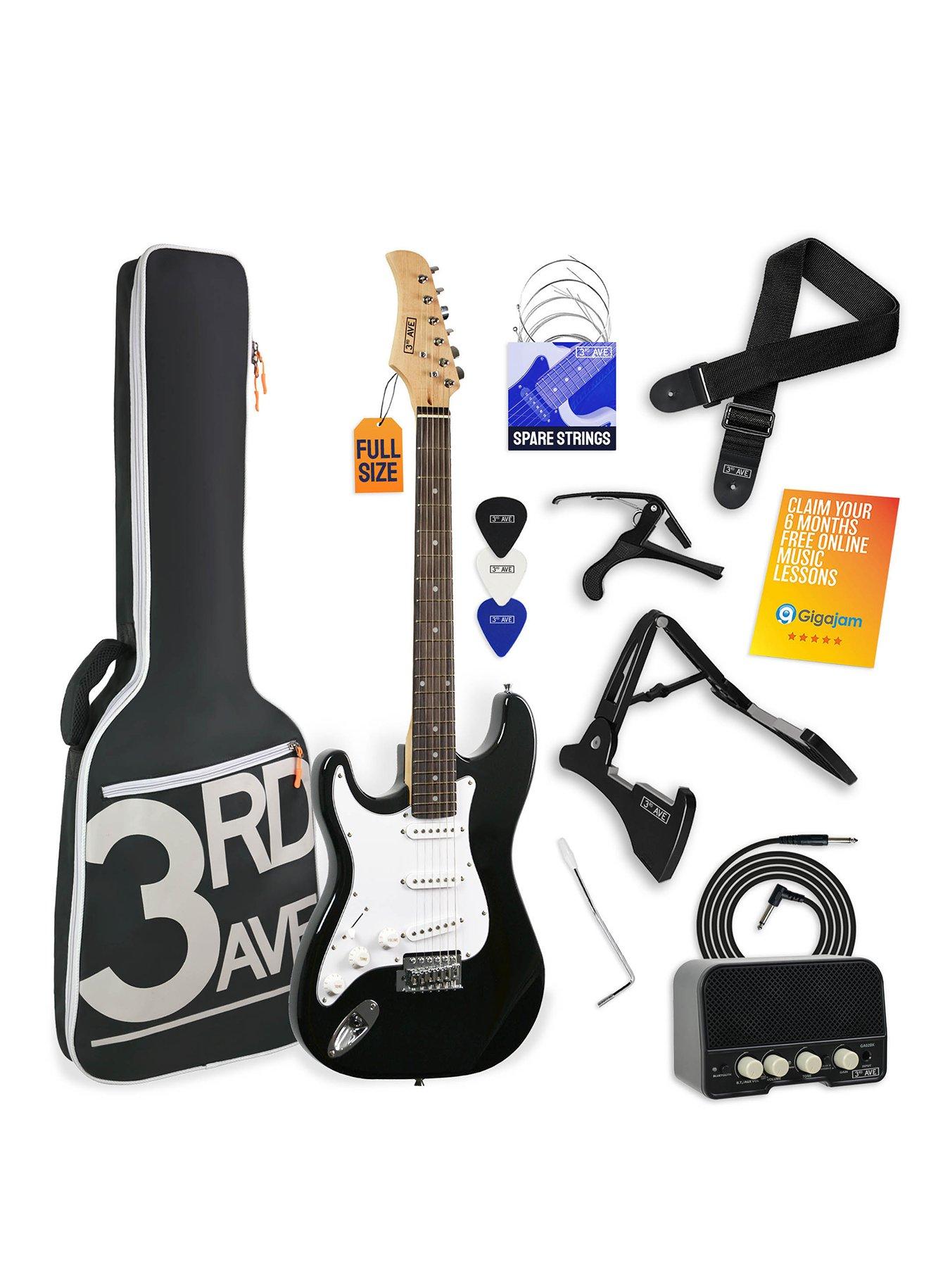 3rd Avenue Full Size 4/4 Electric Guitar Ultimate Kit with Amp - Left Handed