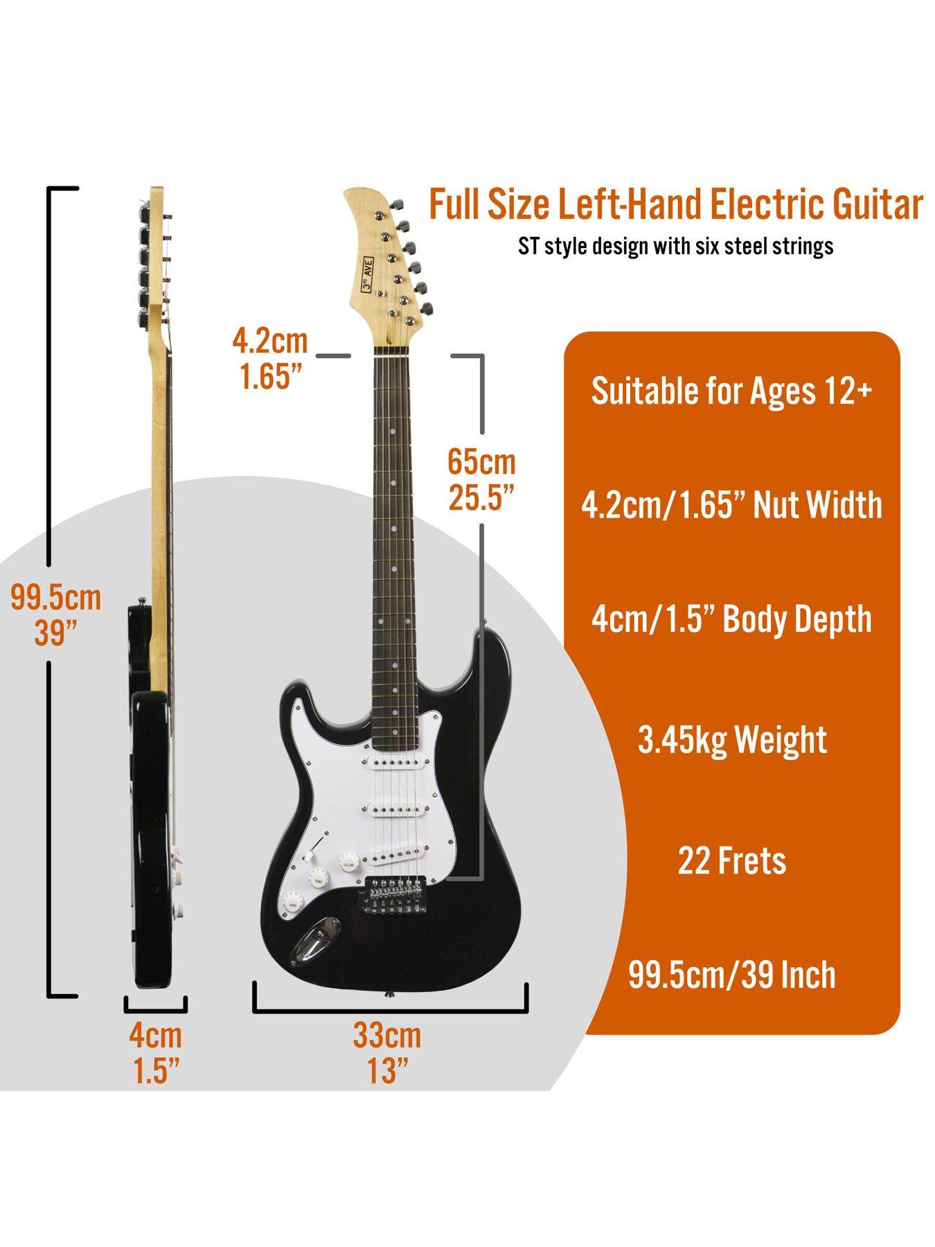 Image 2 of 4 of 3rd Avenue Full Size 4/4 Electric Guitar Starter Pack - Left Handed