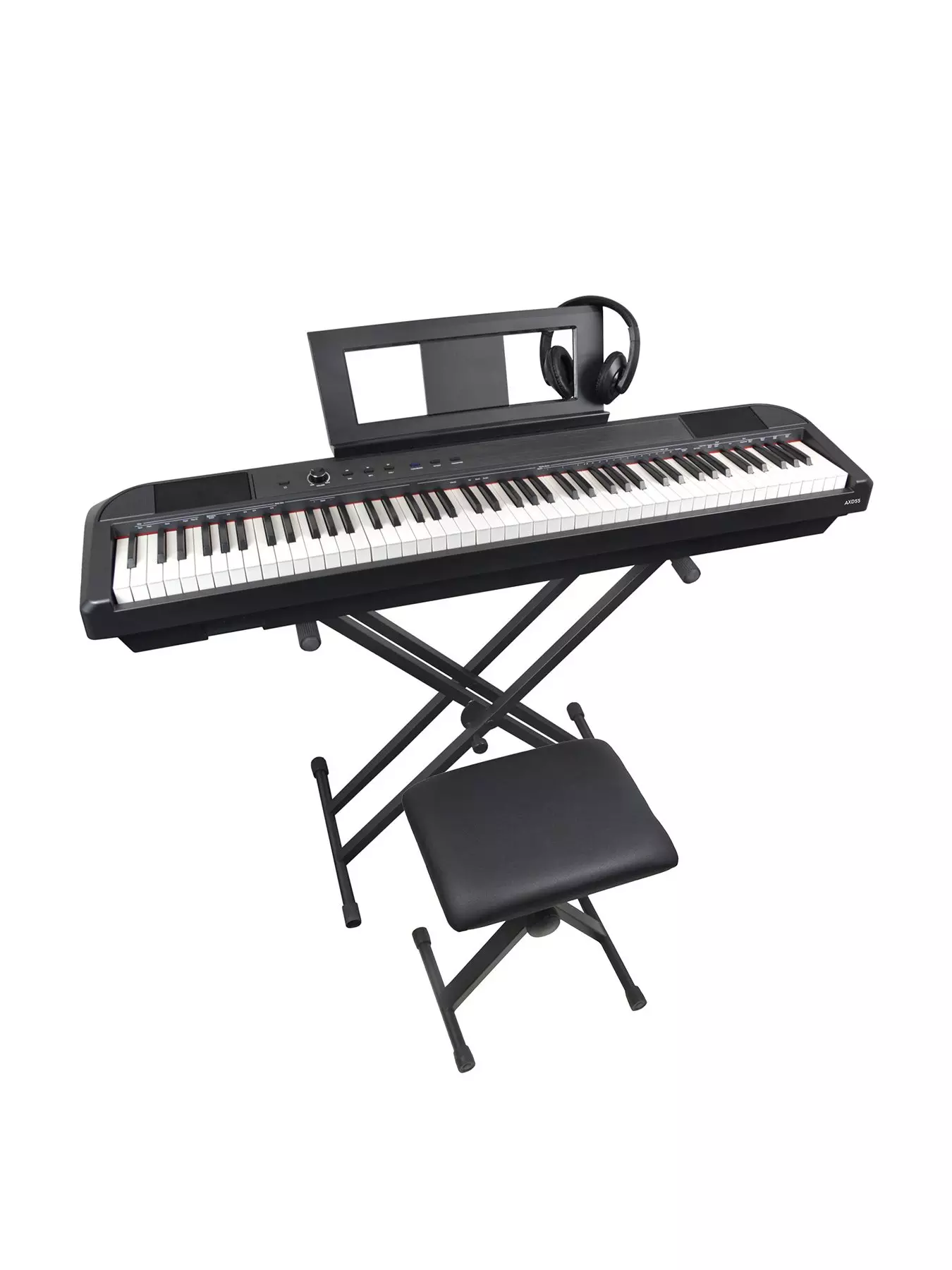 Costway 88 Key Full Size Electric Piano Keyboard with Stand 3