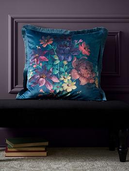 Product photograph of Bridgerton By Catherine Lansfield Romantic Floral Cushion from very.co.uk