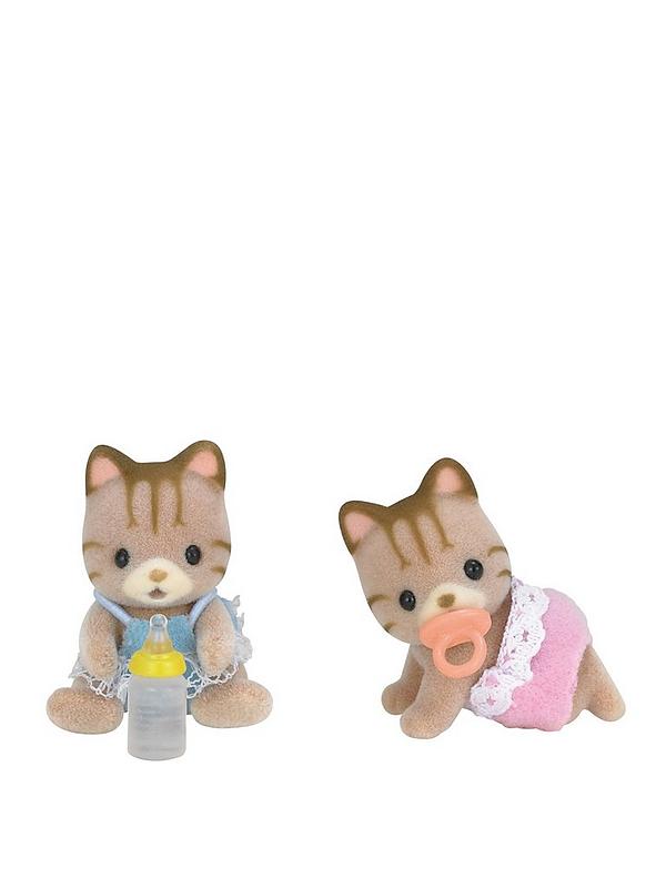 Image 1 of 5 of Sylvanian Families Striped Cat Twins