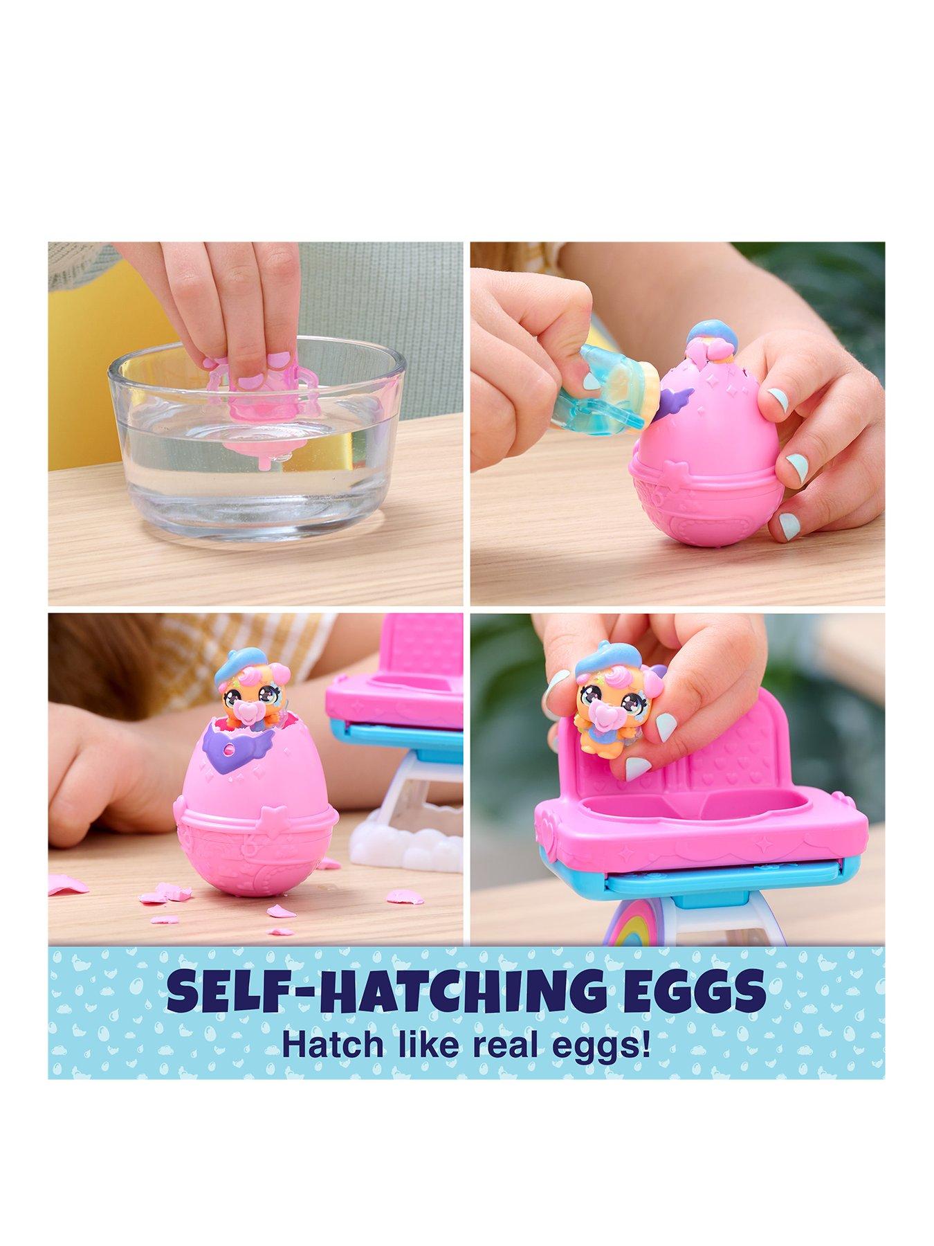 Hatchimals Alive, Hungry Playset with Highchair Toy and 2 Mini Figures in  Self-Hatching Eggs, Kids Toys for Girls and Boys Ages 3 and up