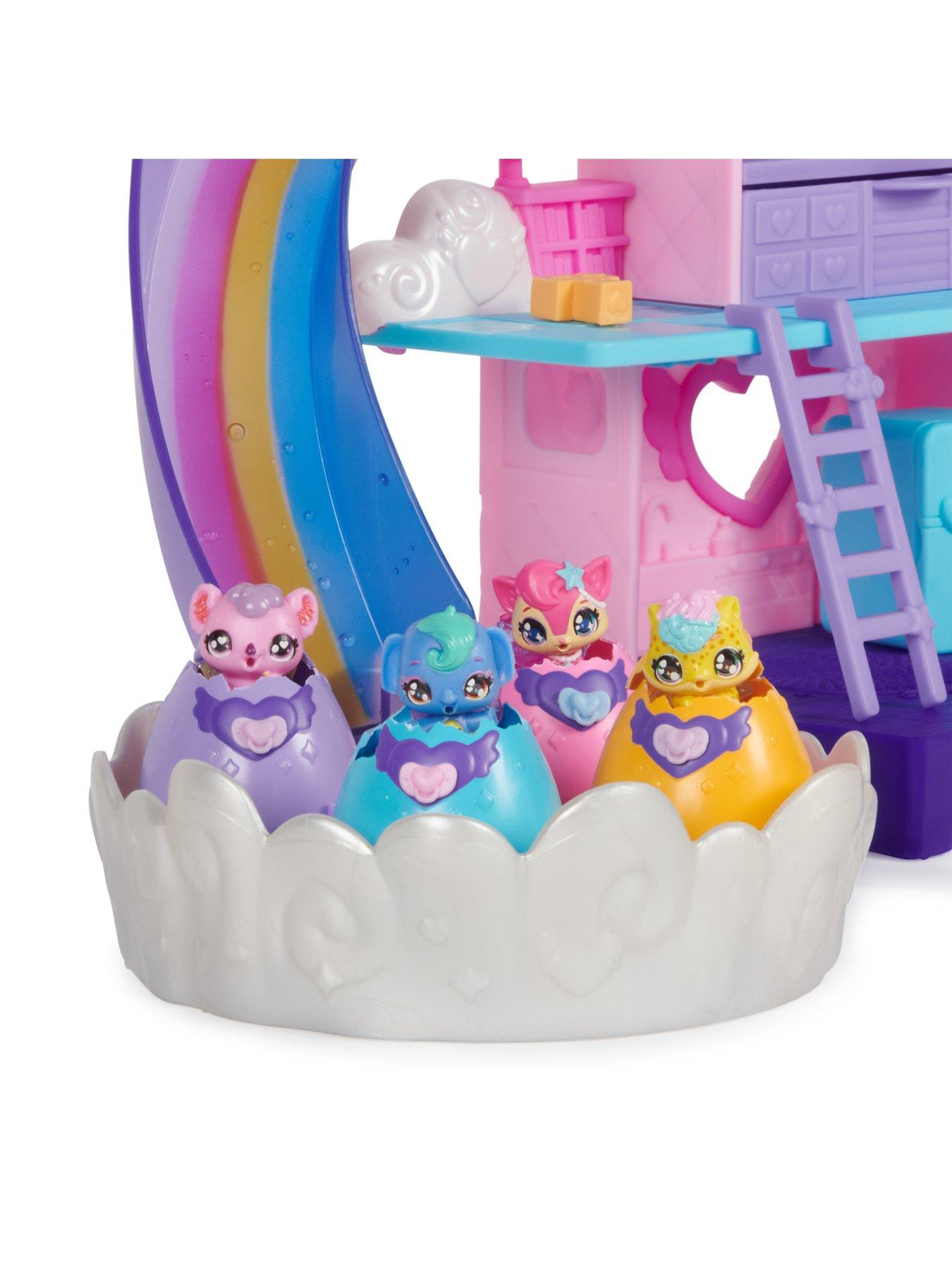  Hatchimals Alive, Hungry Playset with Highchair Toy and 2 Mini  Figures in Self-Hatching Eggs, Kids Toys for Girls and Boys Ages 3 and up :  Everything Else