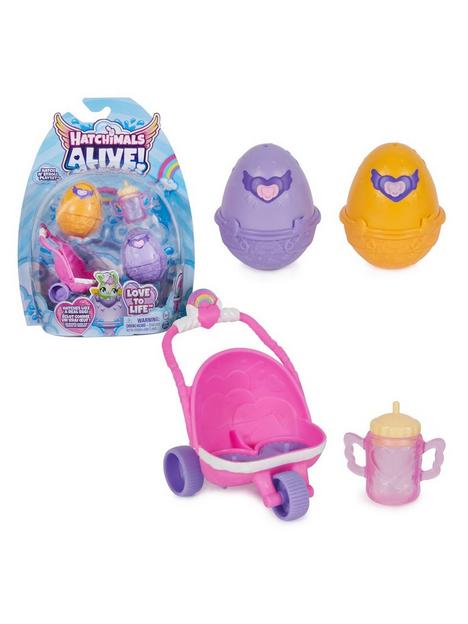 hatchimals-alive-hatch-n-stroll-playset-stroller-toy-and-2-mini-figures