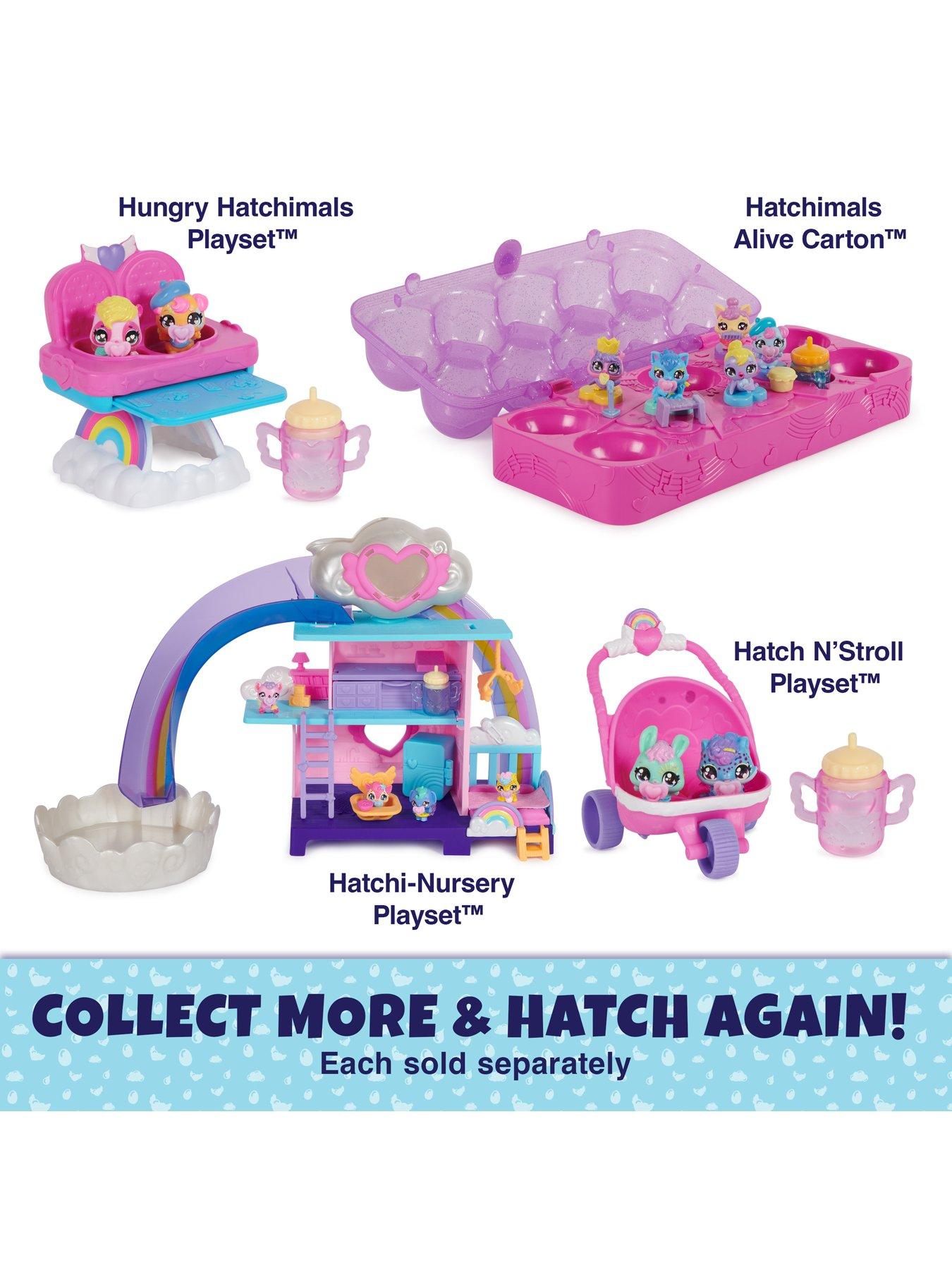 Hatchimals Alive Hatch N' Stroll Playset Stroller Toy and 2 Mini
