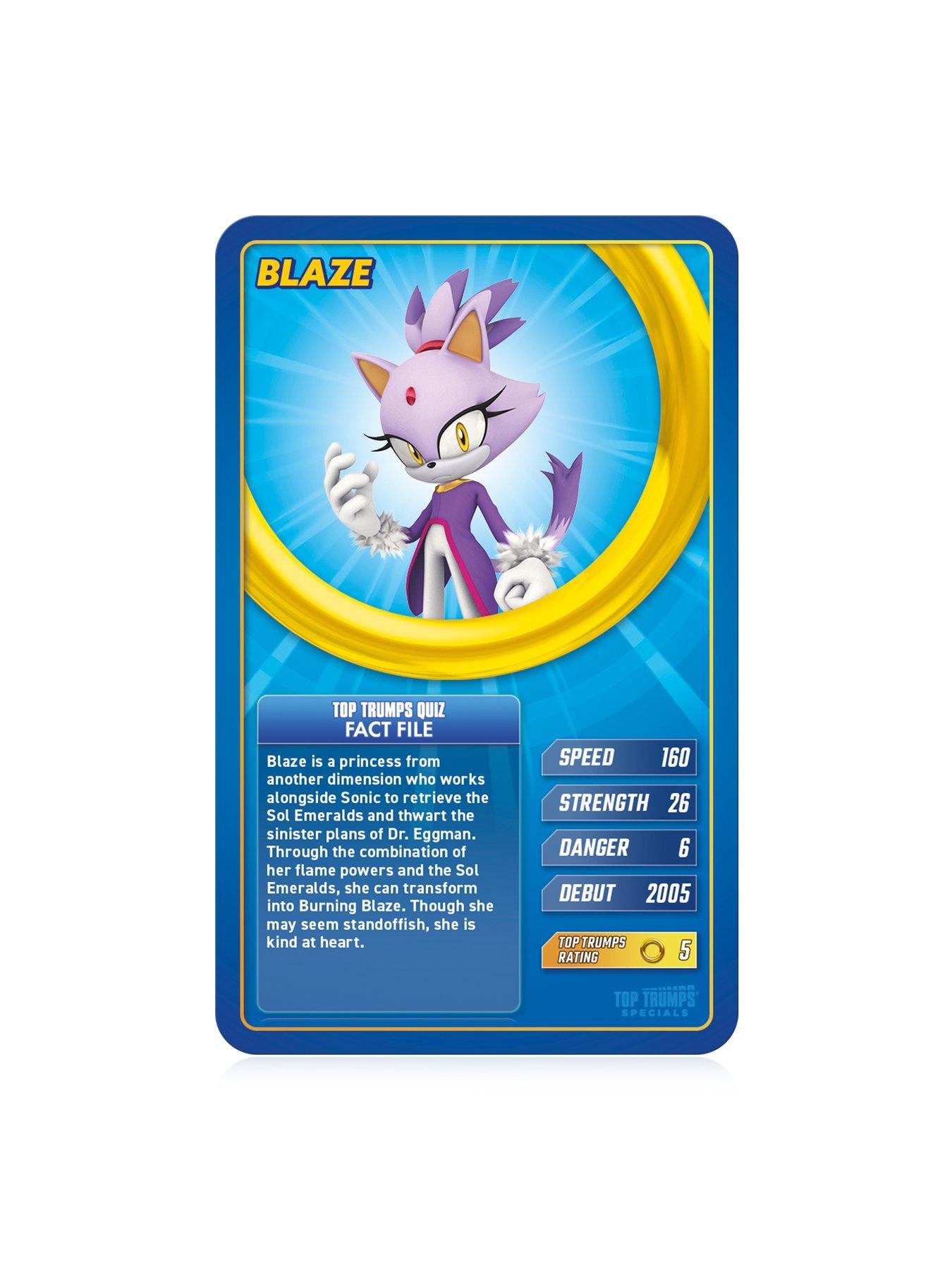 Image 3 of 5 of Top Trumps Sonic The Hedgehog Card Game