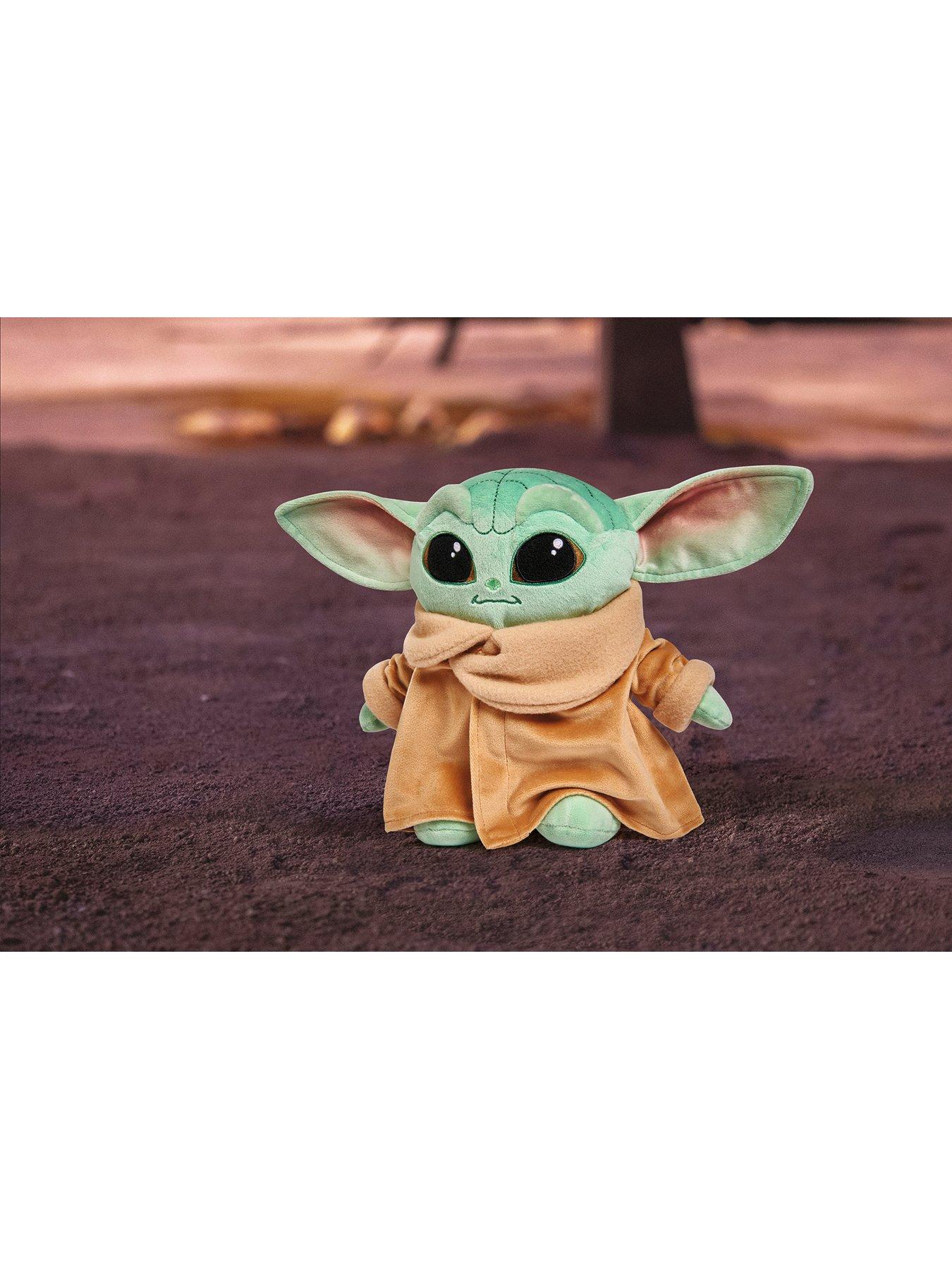 Star Wars The Mandalorian The Child Talking Baby Yoda Plush Stuffed Toy,  7.5-In, Age 3+