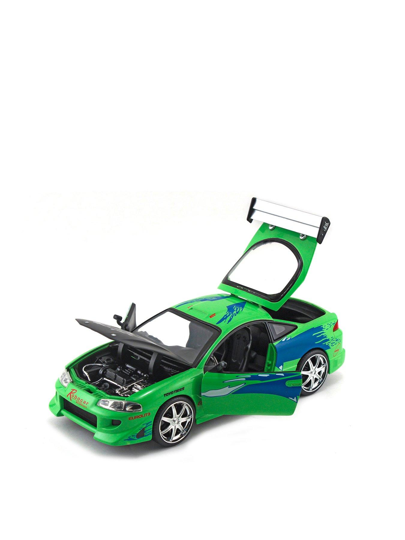 Jada Toys 1:24 Fast & Furious Brian's Mitsubishi Eclipse Play Vehicle 