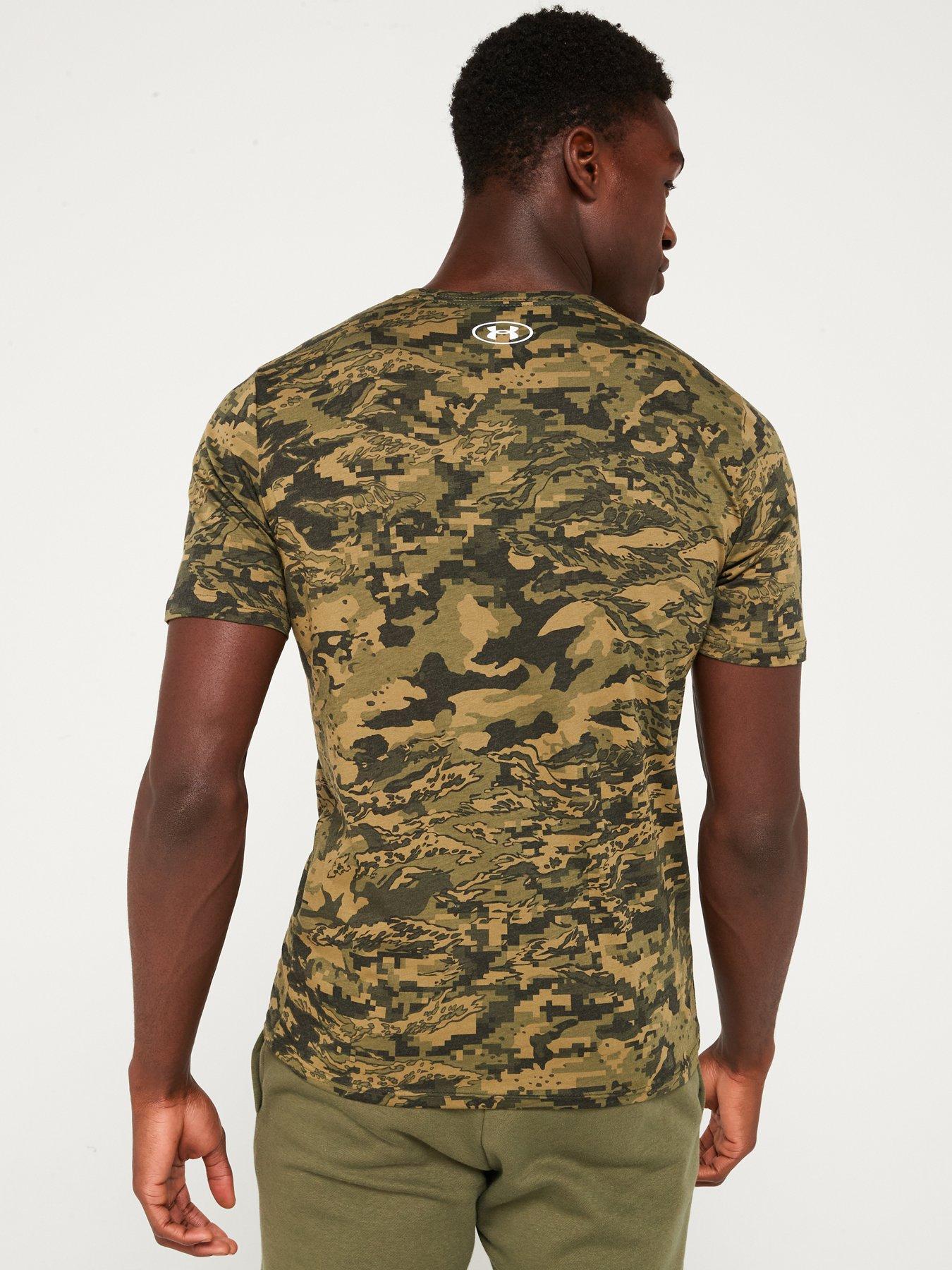 Image 2 of 5 of UNDER ARMOUR Men's ABC Camo T-Shirt - Black