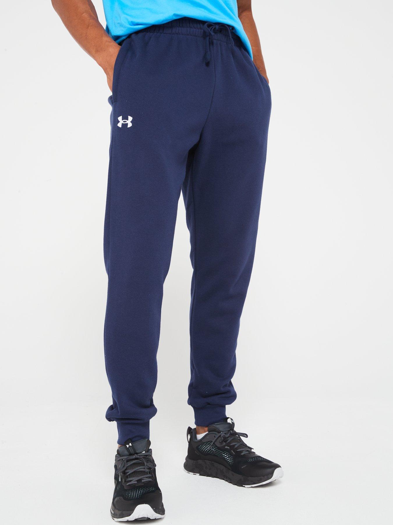 UNDER ARMOUR Mens Training Rival Fleece Joggers - Red